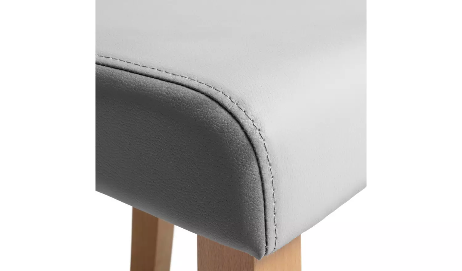 Argos Home Miami Extending Oak Dining Table & 8 Grey Chairs