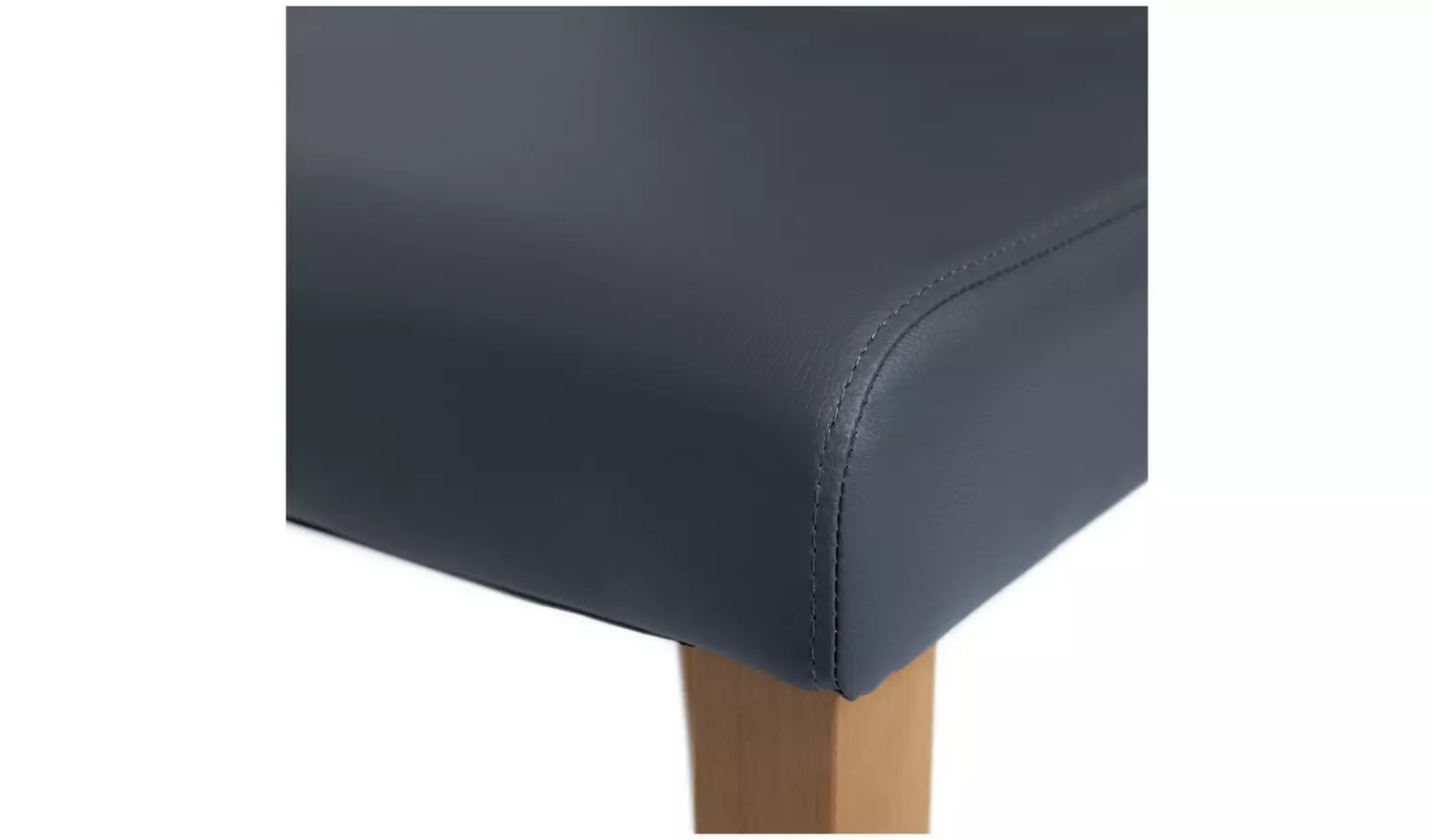 Argos Home Miami Oak Dining Table & 4 Charcoal Chairs