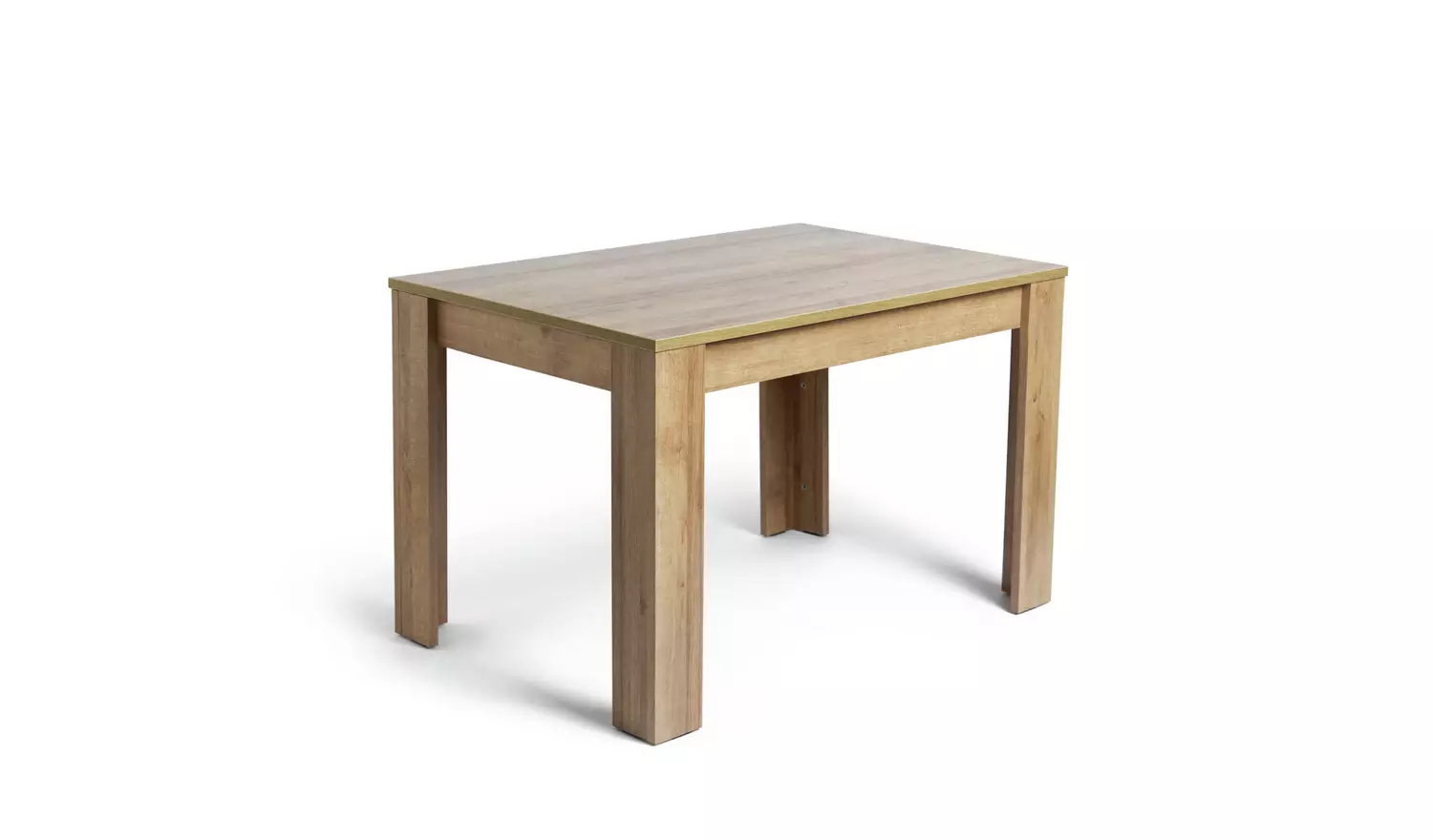 Argos Home Miami Non-Ext Oak Dining Table & 4Charcoal Chairs