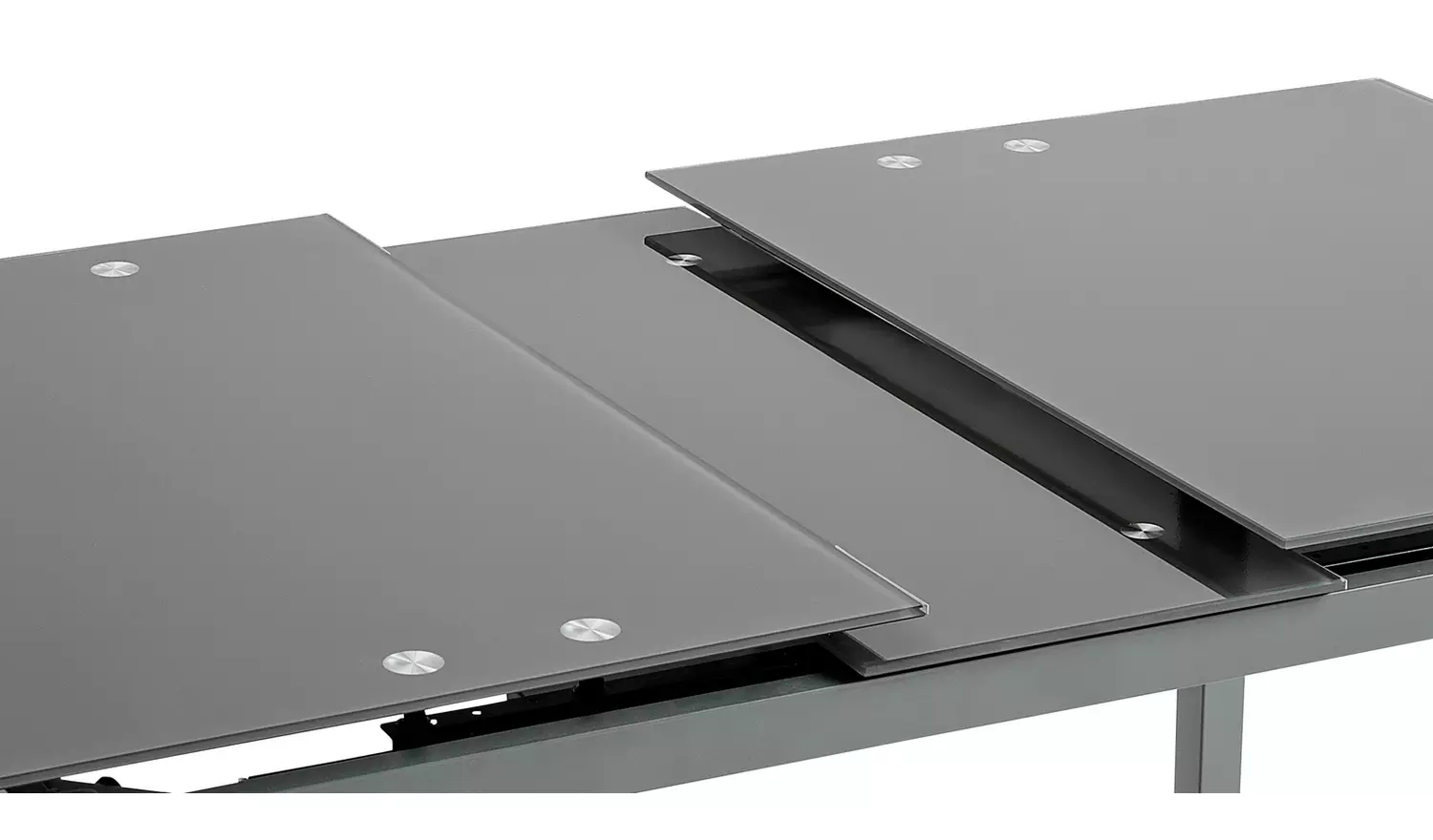 Argos Home Lido Extending Grey Dining Table & 6 Grey Chairs