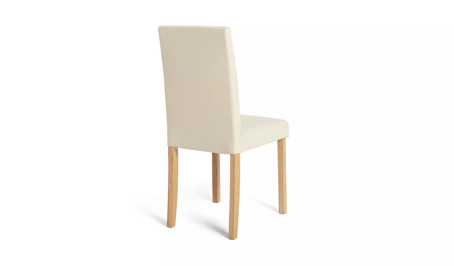 Argos Home Miami Non-Extend Oak Dining Table &4 Cream Chairs