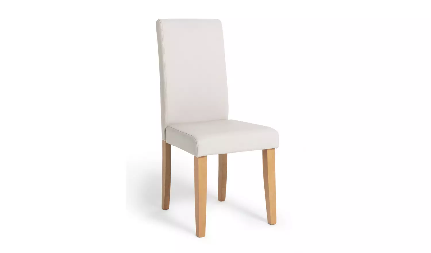 Argos Home Miami Oak Dining Table & 4 Cream Chairs