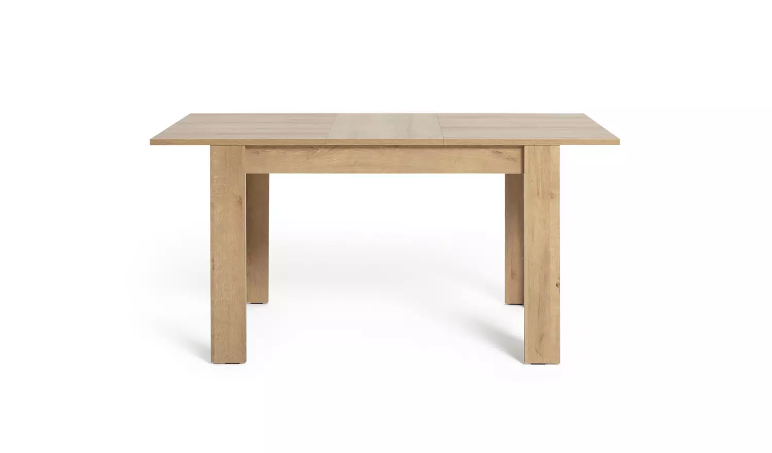 Argos Home Miami Oak Dining Table & 4 Cream Chairs