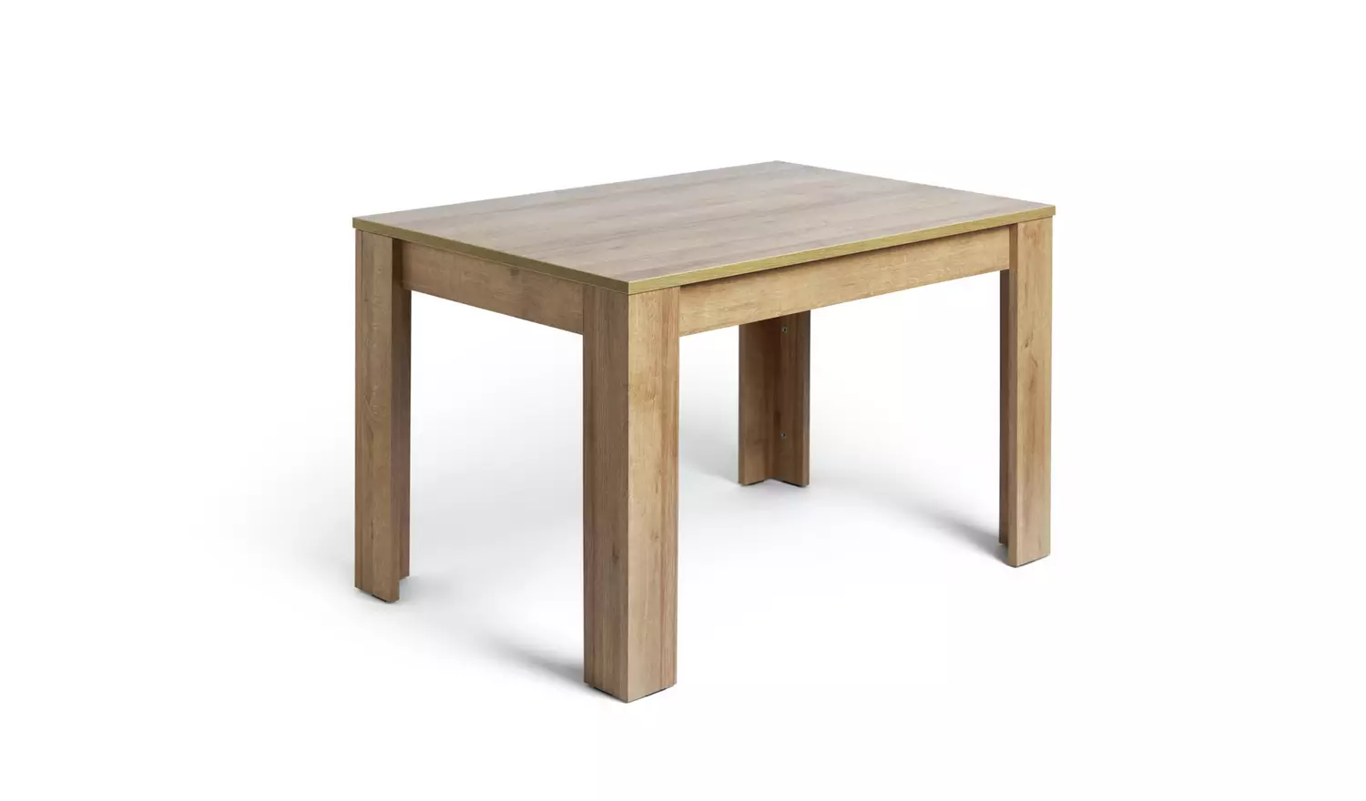 Argos Home Miami Oak Dining Table & 4 Grey Chairs