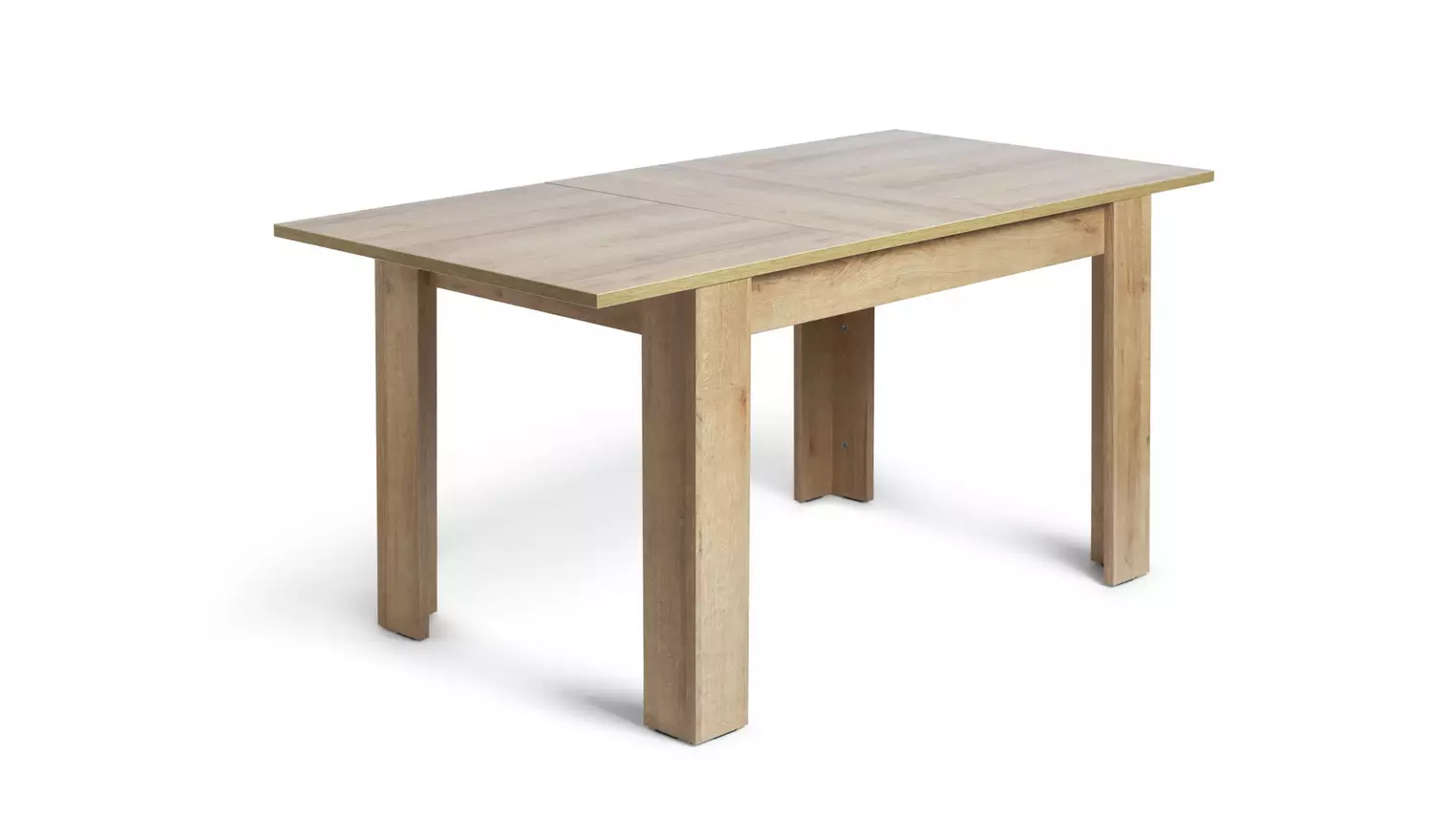 Argos Home Miami Oak Dining Table & 6 Chocolate Chairs