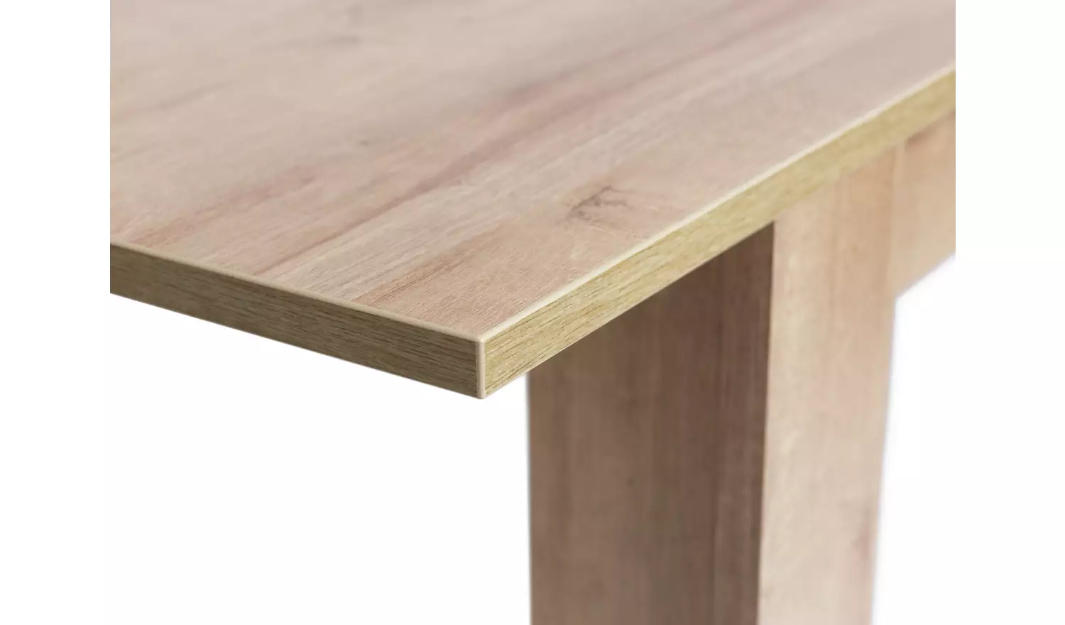 Argos Home Miami Oak Dining Table & 6 Chocolate Chairs