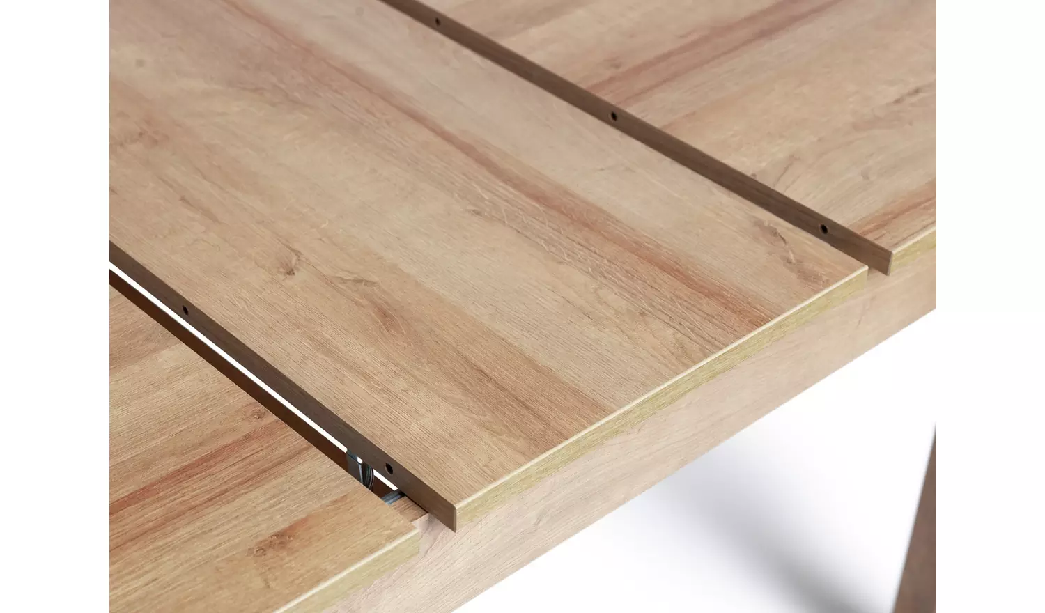 Argos Home Miami Oak Dining Table & 6 Chocolate Chairs