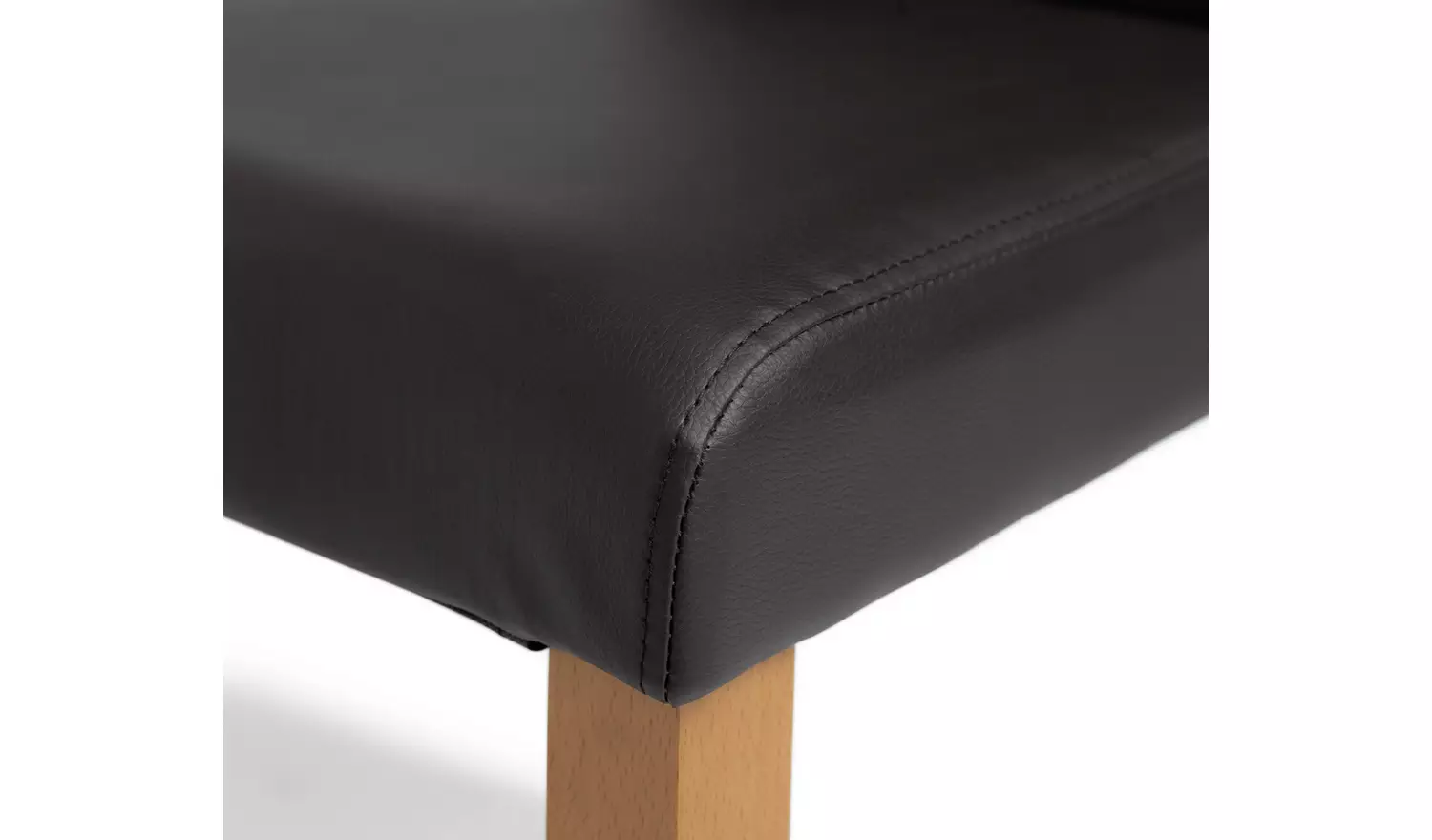 Argos Home Miami Oak Dining Table & 6 Chocolate Chairs