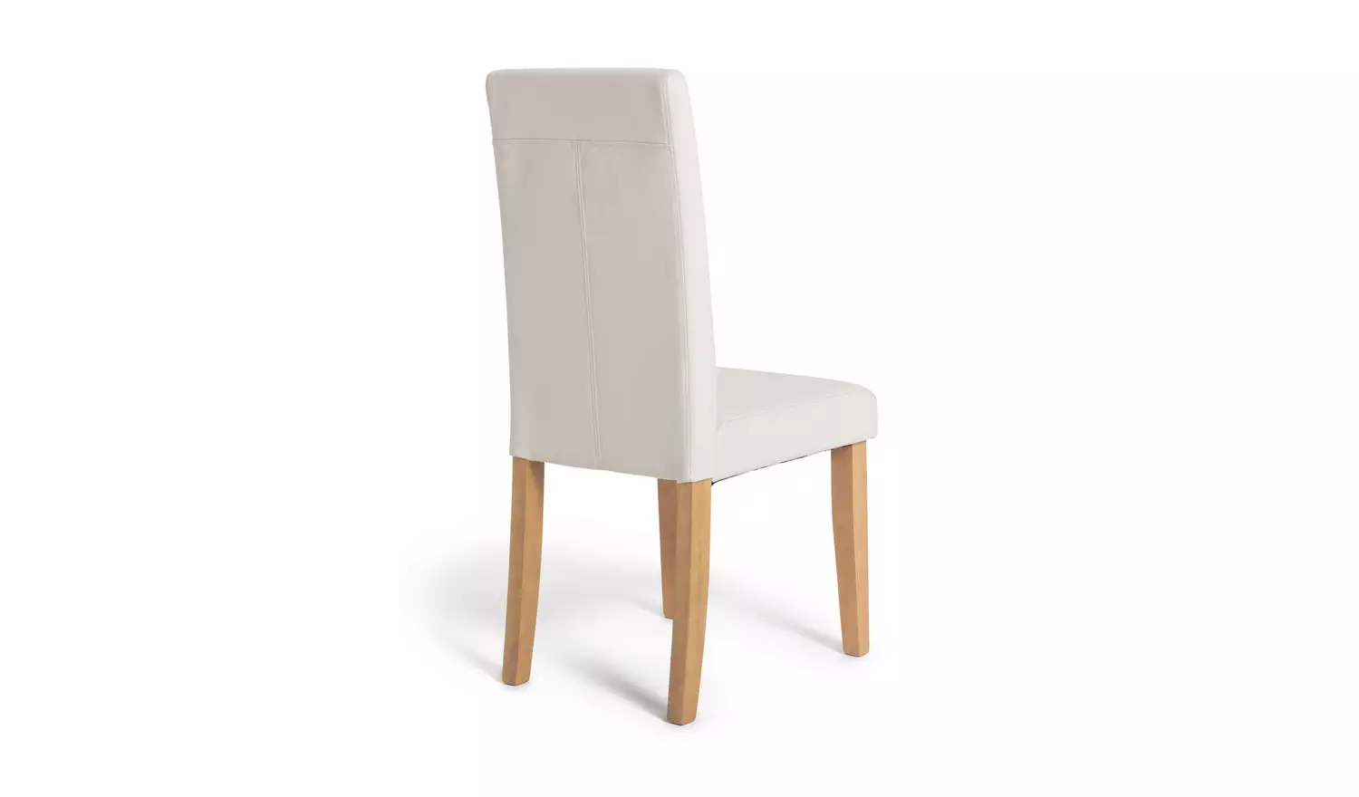 Argos Home Miami Oak Dining Table & 6 Cream Chairs