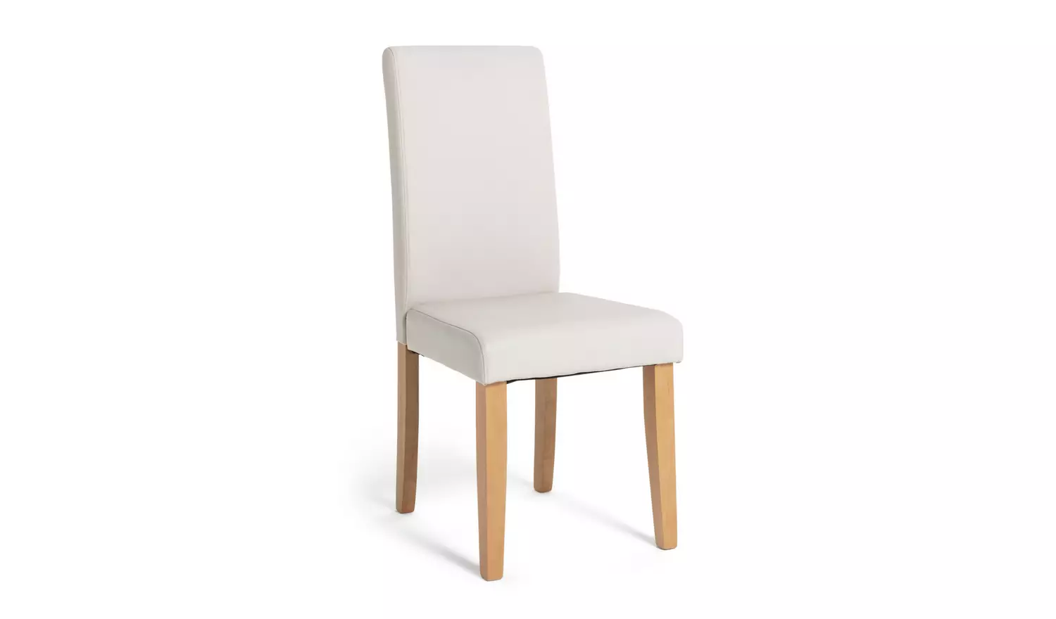 Argos Home Miami Extending Oak Dining Table & 8 Cream Chairs