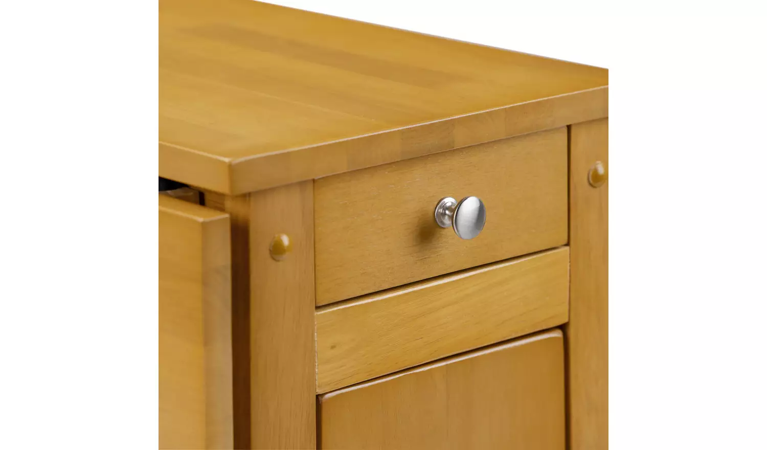 Julian Bowen Savoy Extending Oak Dining Table & 4 Oak Chairs