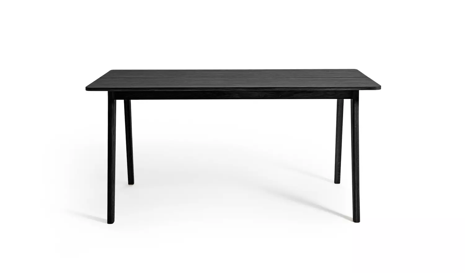 Habitat Nel Black Dining Table & 4 Black Chairs