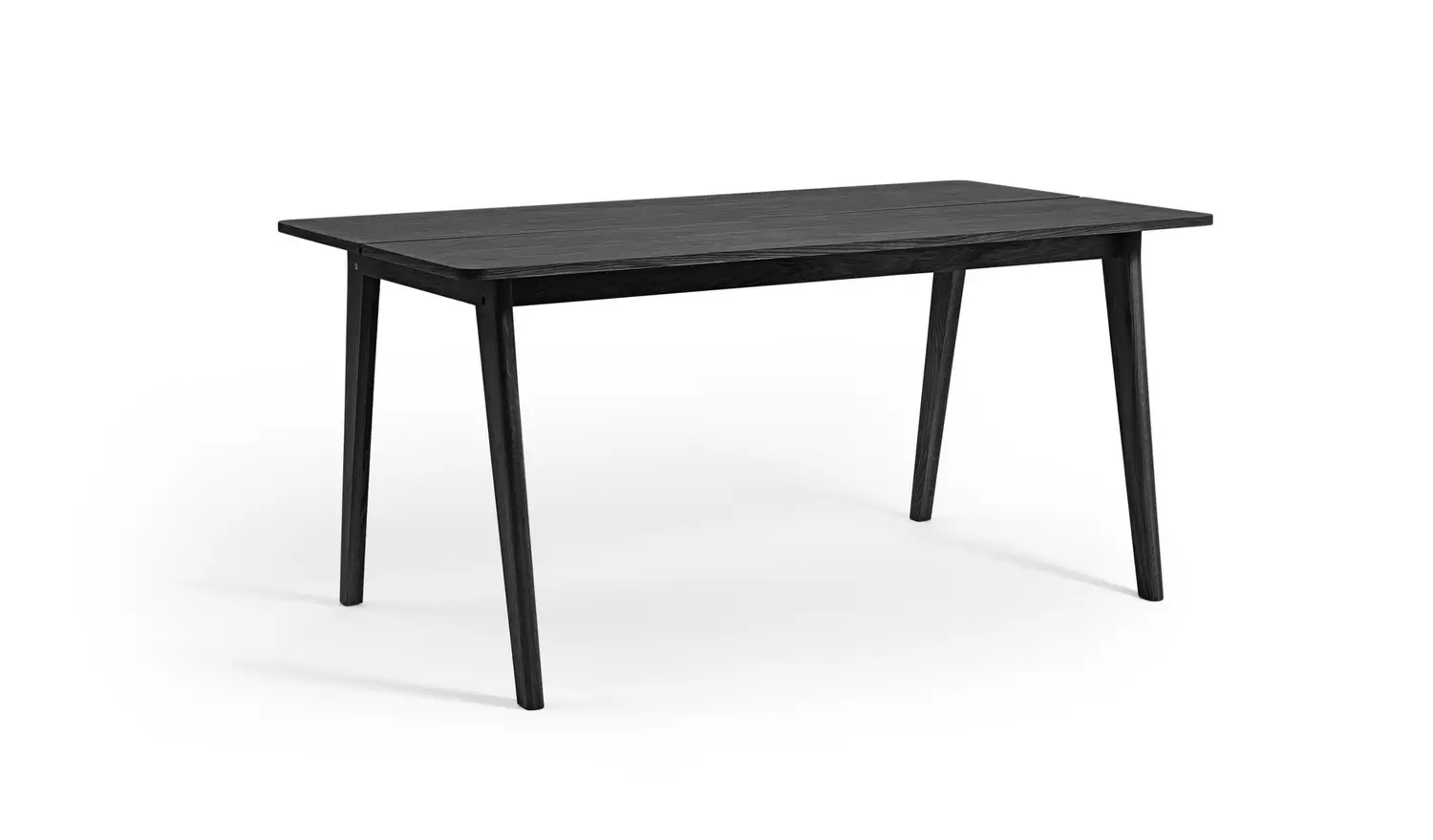 Habitat Nel Black Dining Table & 4 Black Chairs