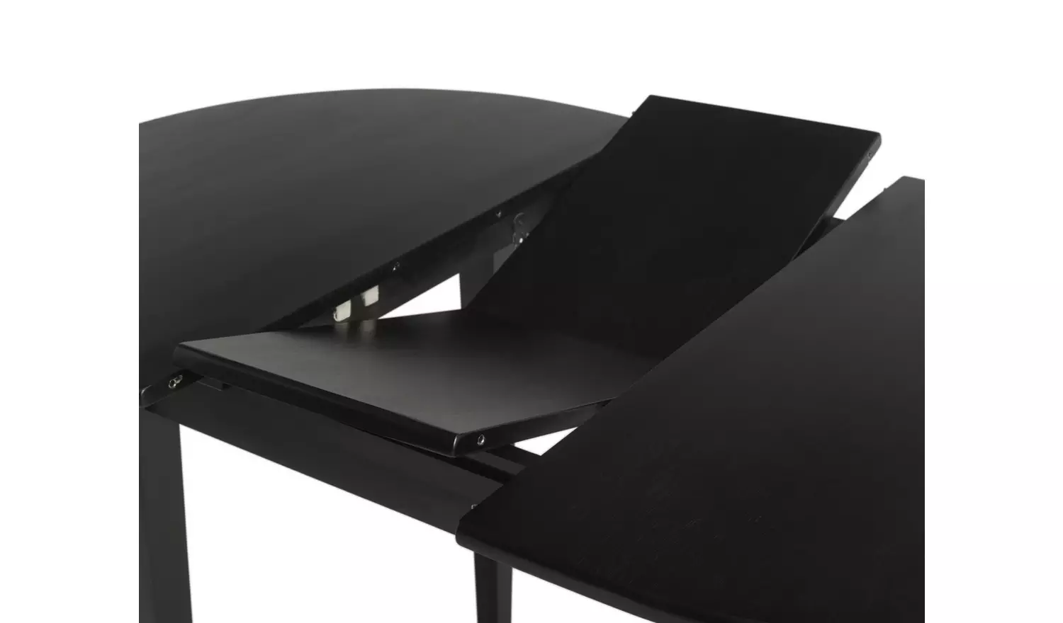 Argos Home Banbury Ext Black Dining Table & 4 Black Chairs