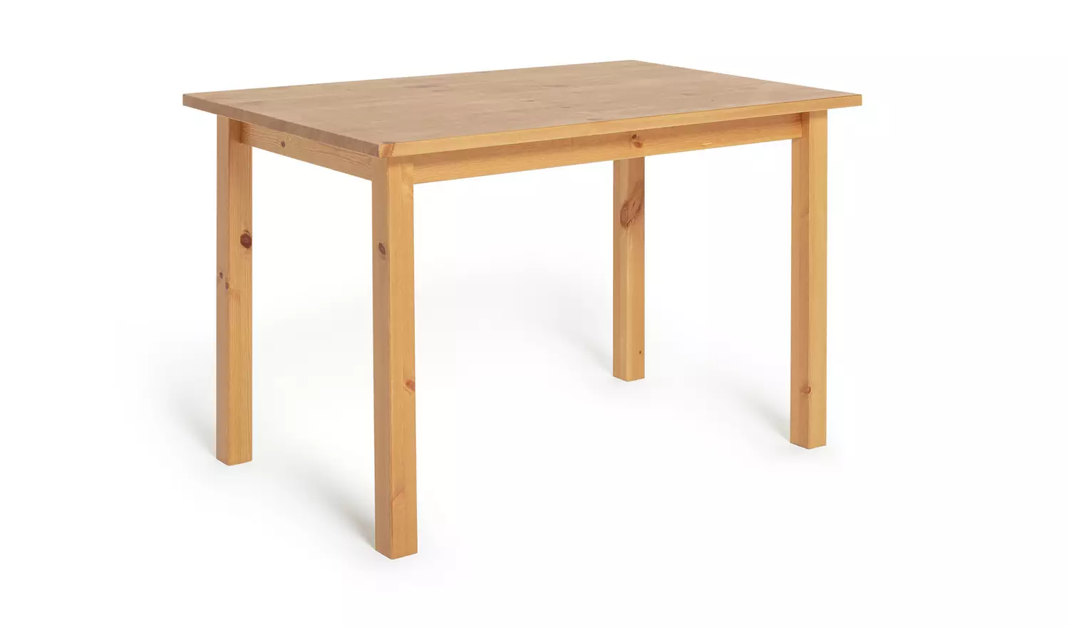 Argos Home Ashdon Oak Dining Table & 4 Black Chairs