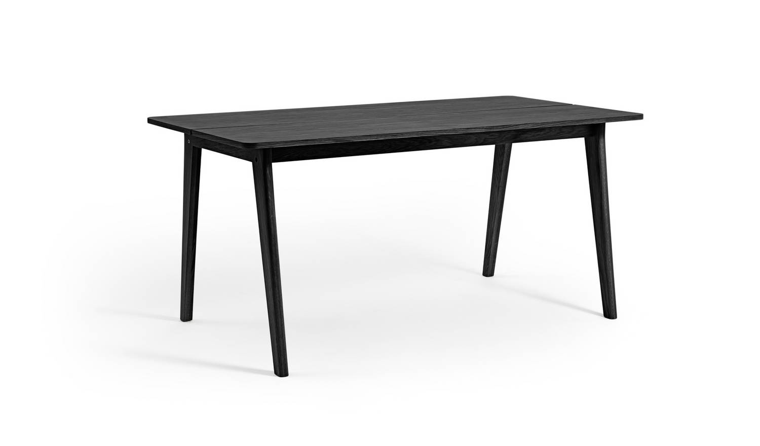 Habitat Nel Black Dining Table & 4 Black Chairs