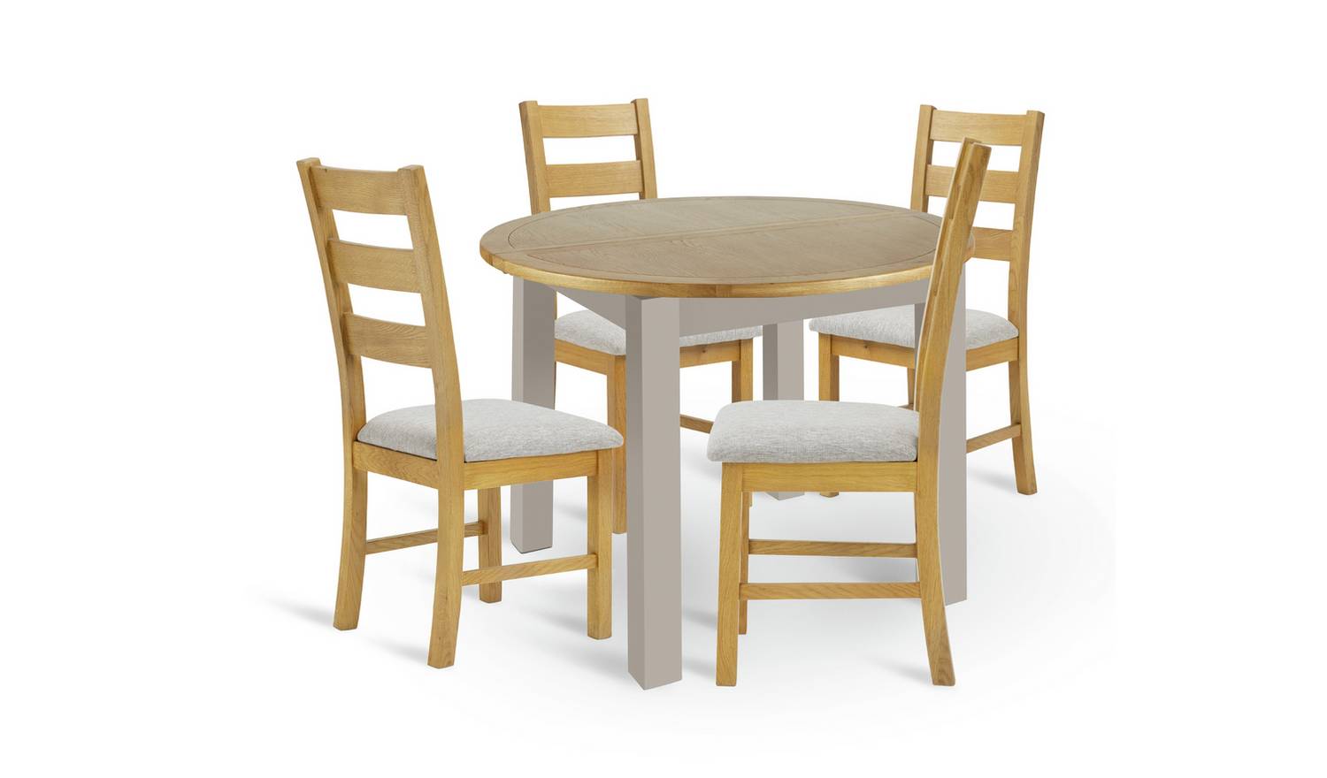 Argos Home Ashwell Oak Dining Table & 4 Oak Chairs
