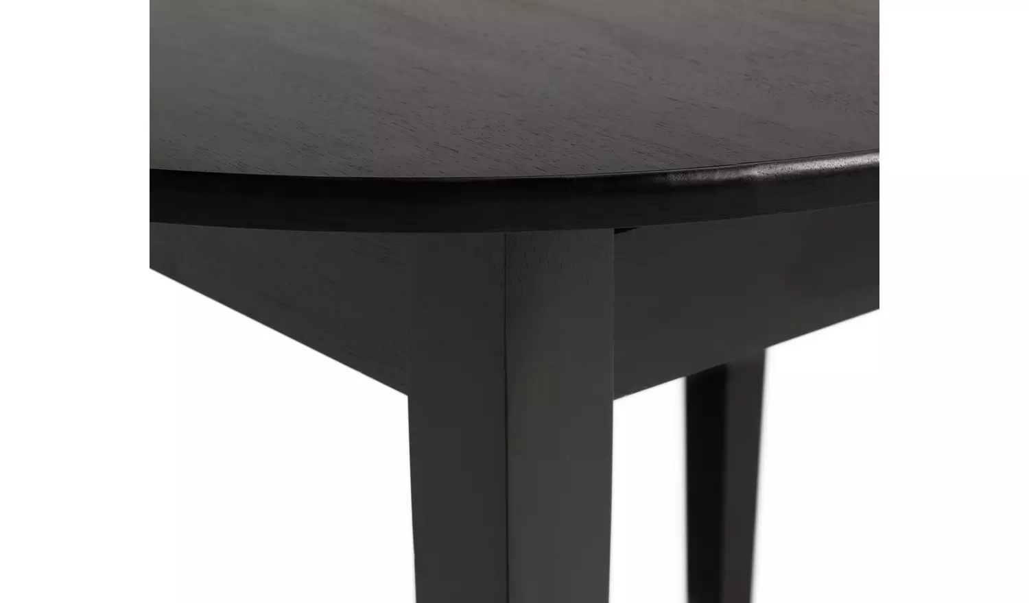 Argos Home Banbury Extending Solid Wood Dining Table - Black