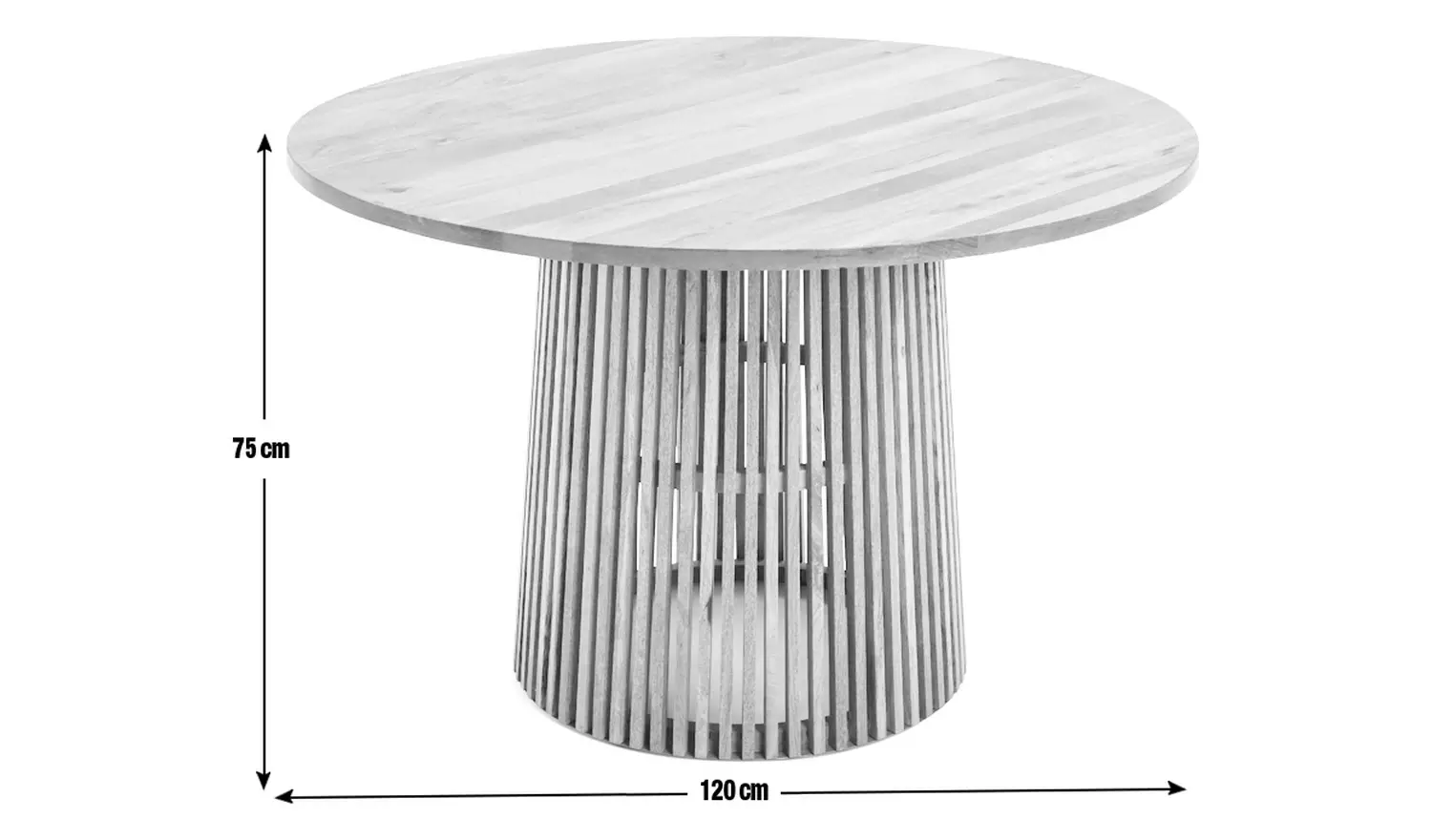 Habitat Jericho 4 Seater Dining Table - Natural