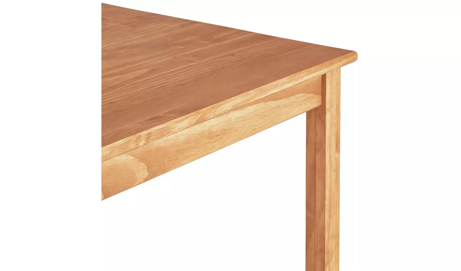 Argos Home Raye Solid Wood 4 Seater Dining Table - Natural