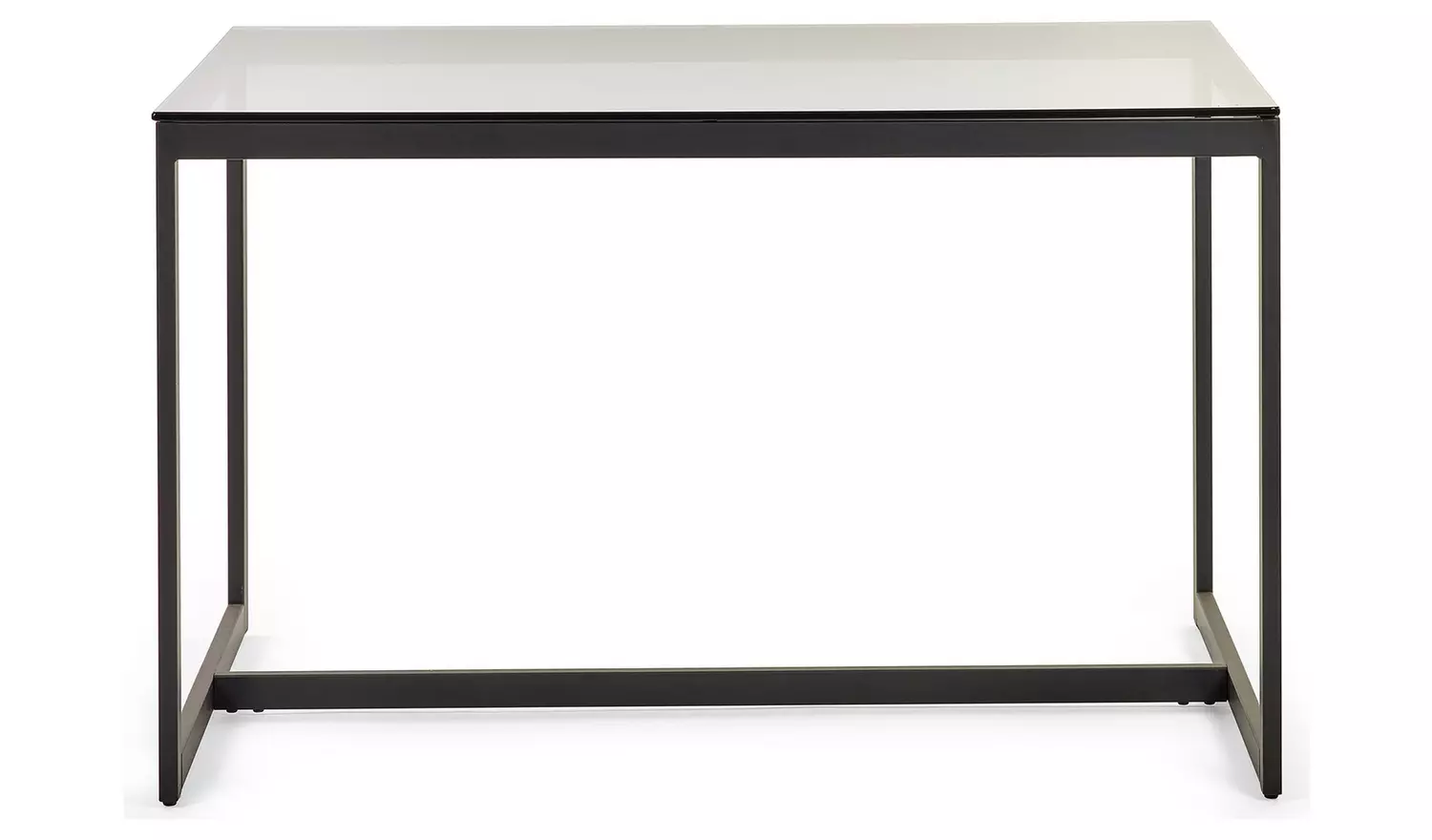 Julian Bowen Waylen Glass 4 Seater Dining Table - Black