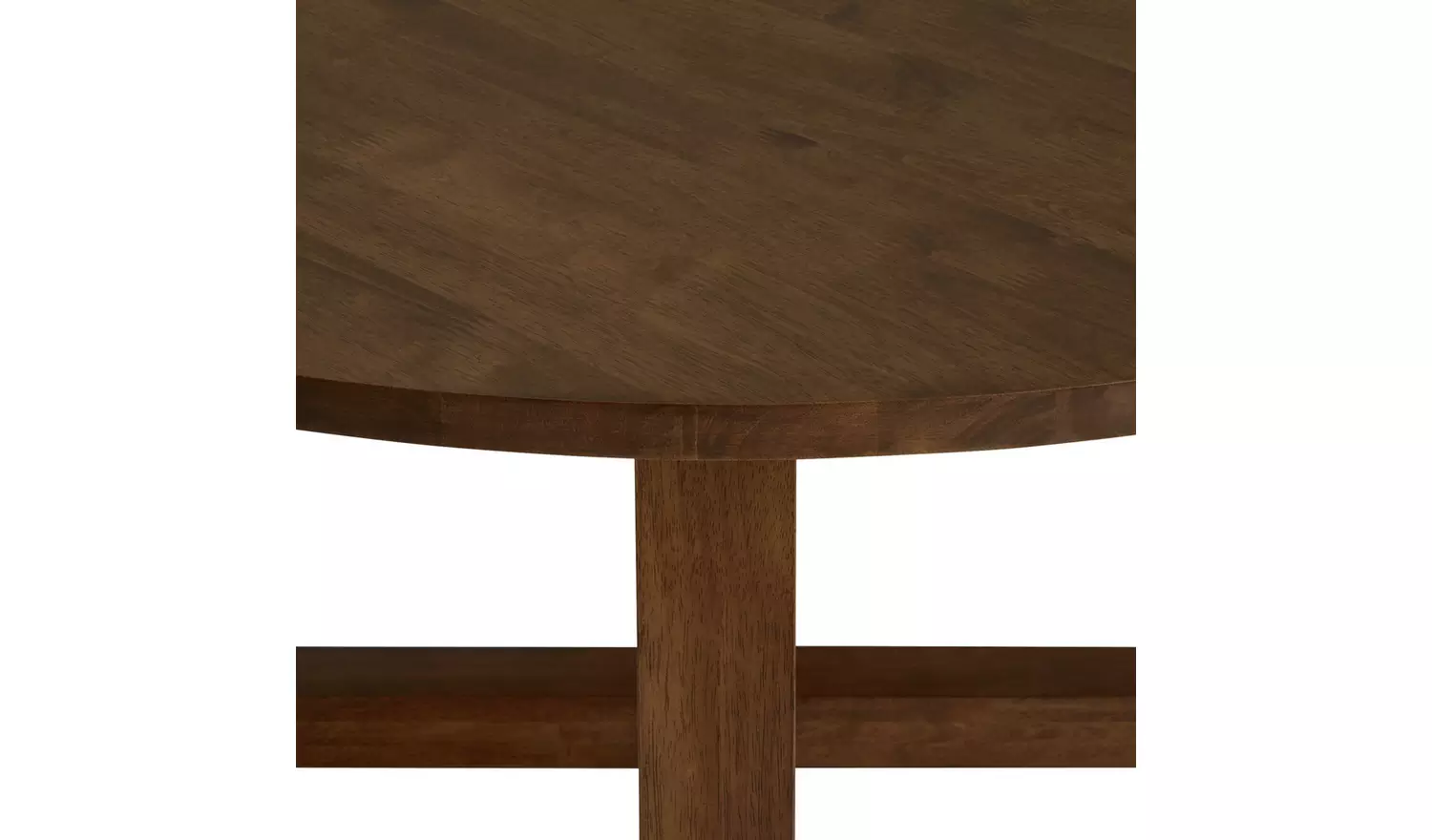 Habitat Trieste Round 4 Seater Dining Table - Walnut