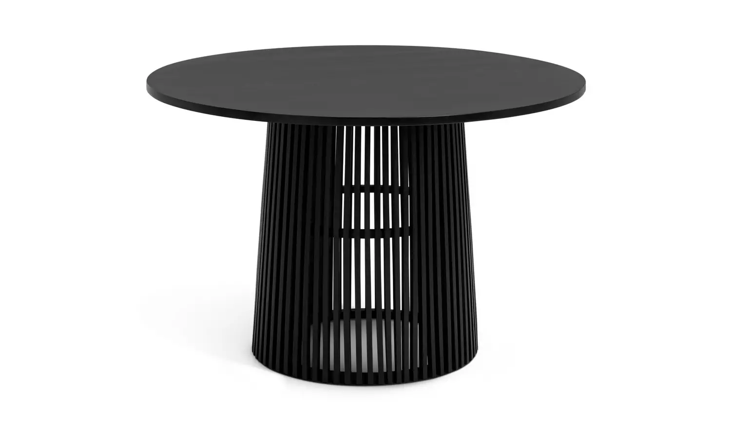 Habitat Jericho Solid Wood 4 Seater Dining Table - Black