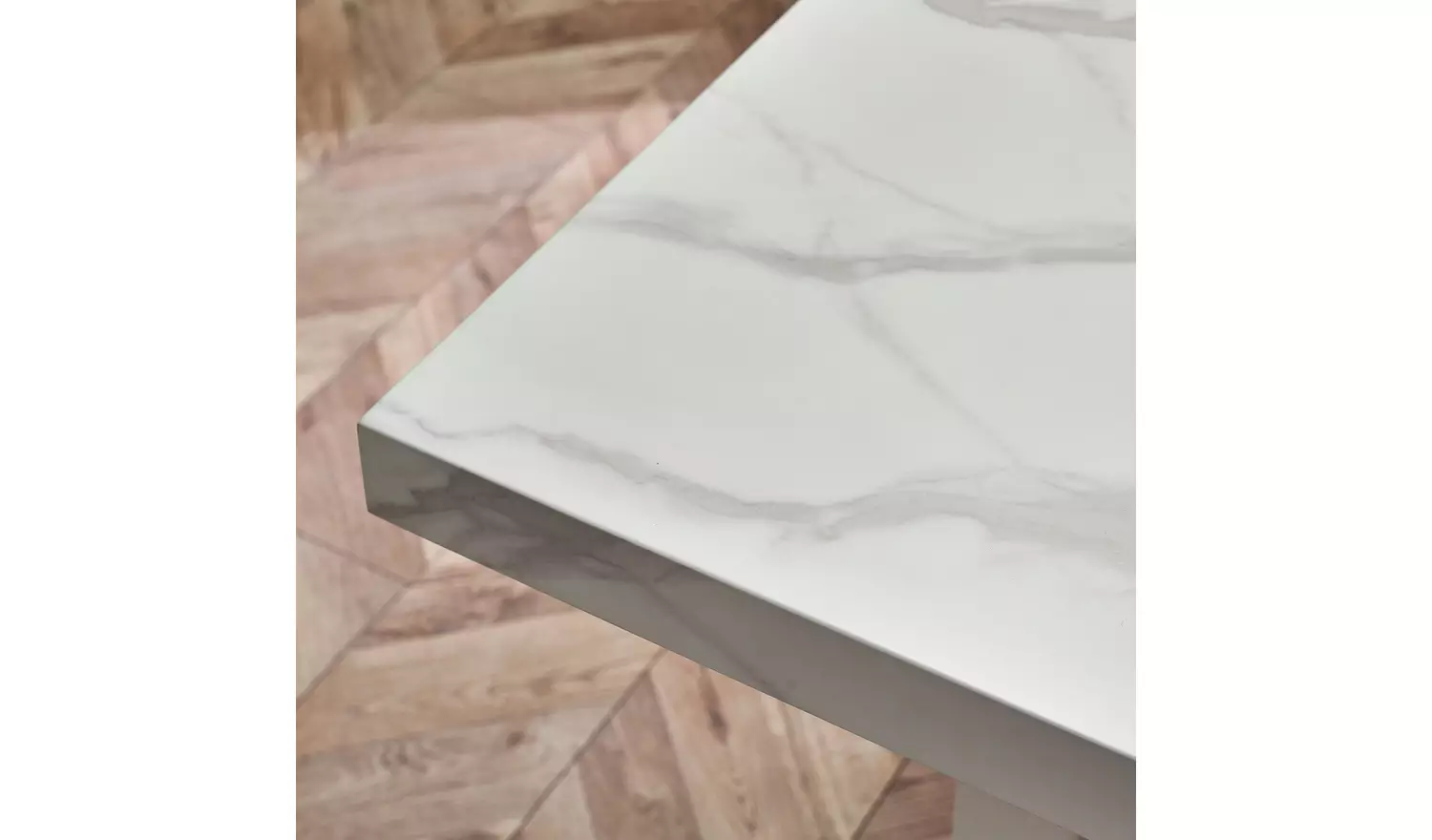 Julian Bowen Rome 6 Seater Dining Table - White