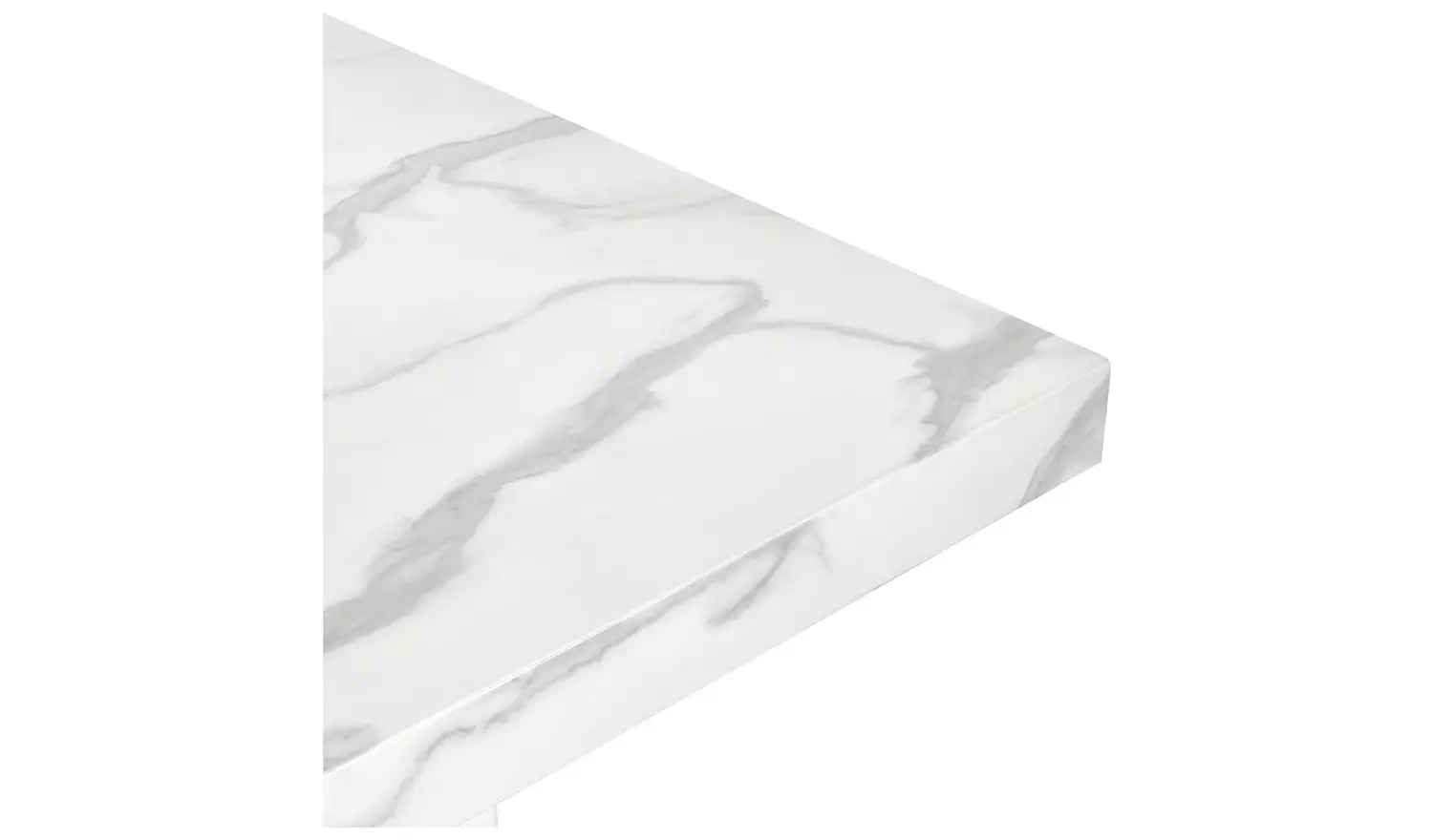 Julian Bowen Rome 6 Seater Dining Table - White