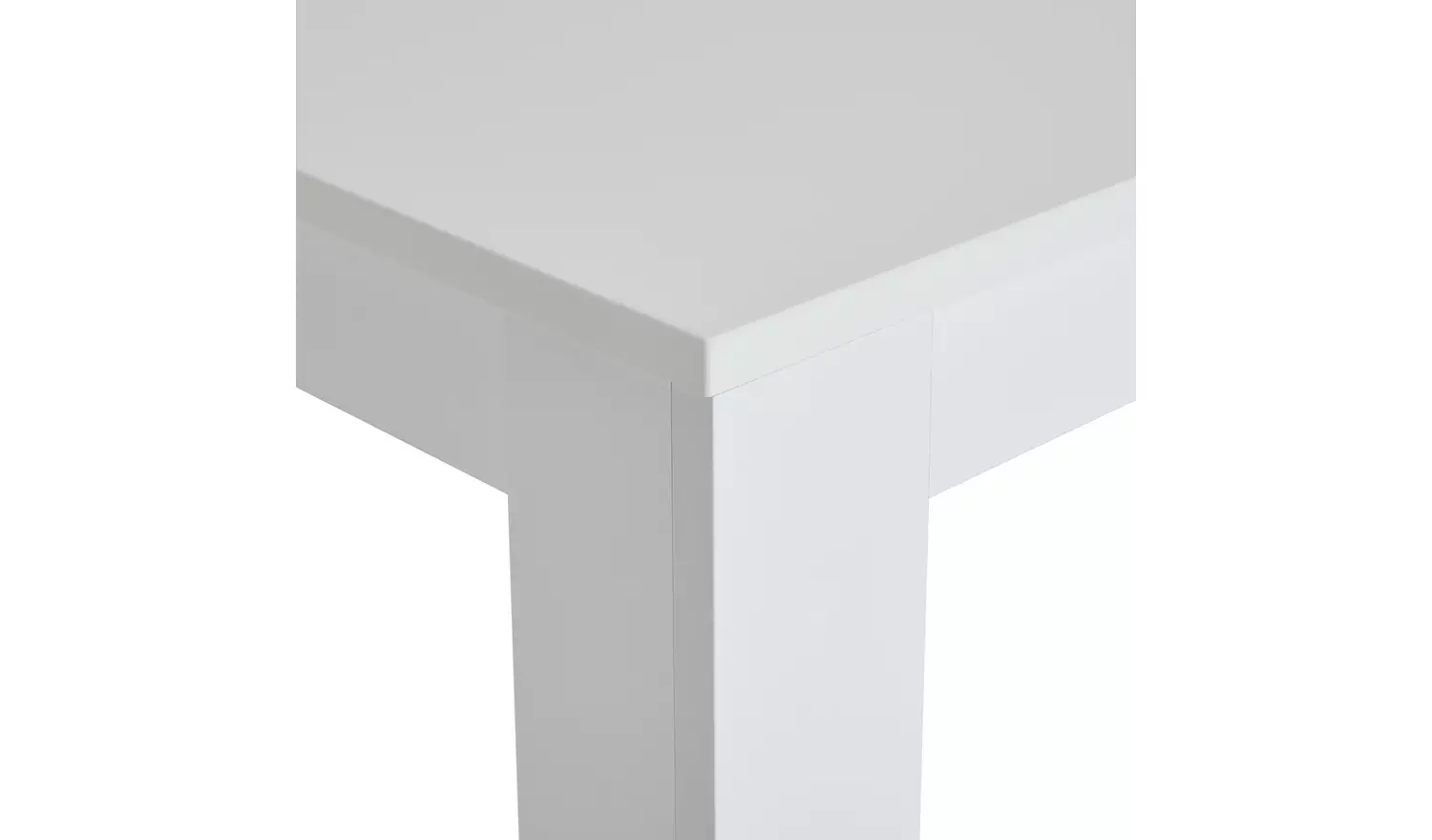 Argos Home Miami Gloss Extending 8 Seater Dining Table-White