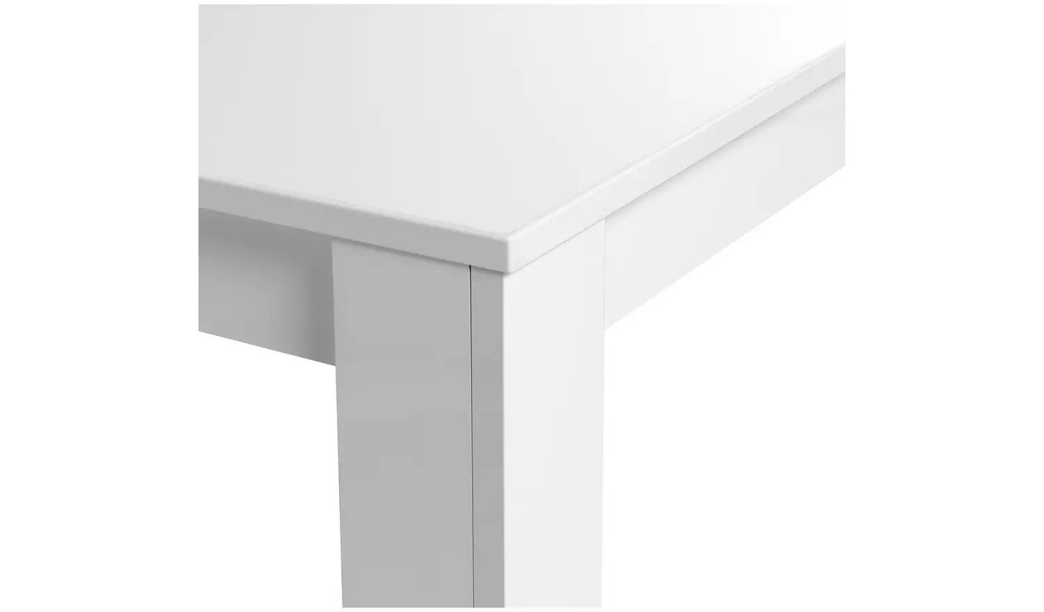 Argos Home Miami Gloss Extending 4 - 6 Seater Table - White