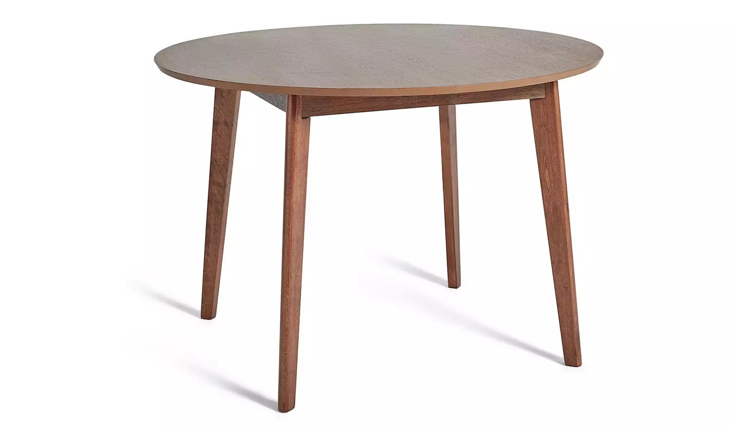 Habitat Skandi Walnut Veneer Round 4 Seater Table