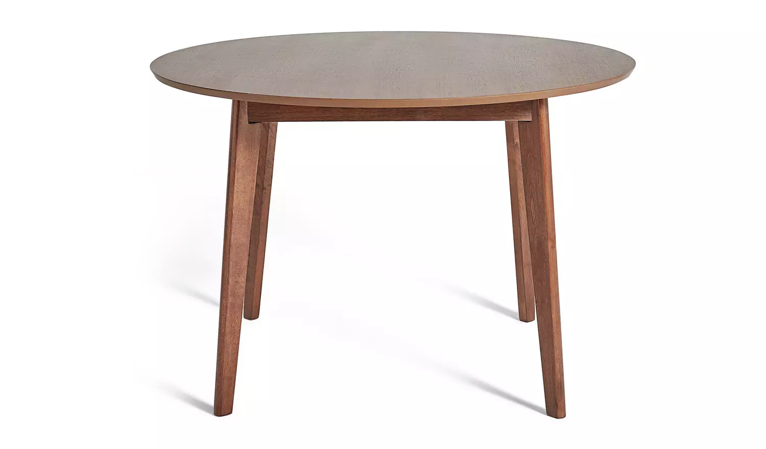 Habitat Skandi Walnut Veneer Round 4 Seater Table