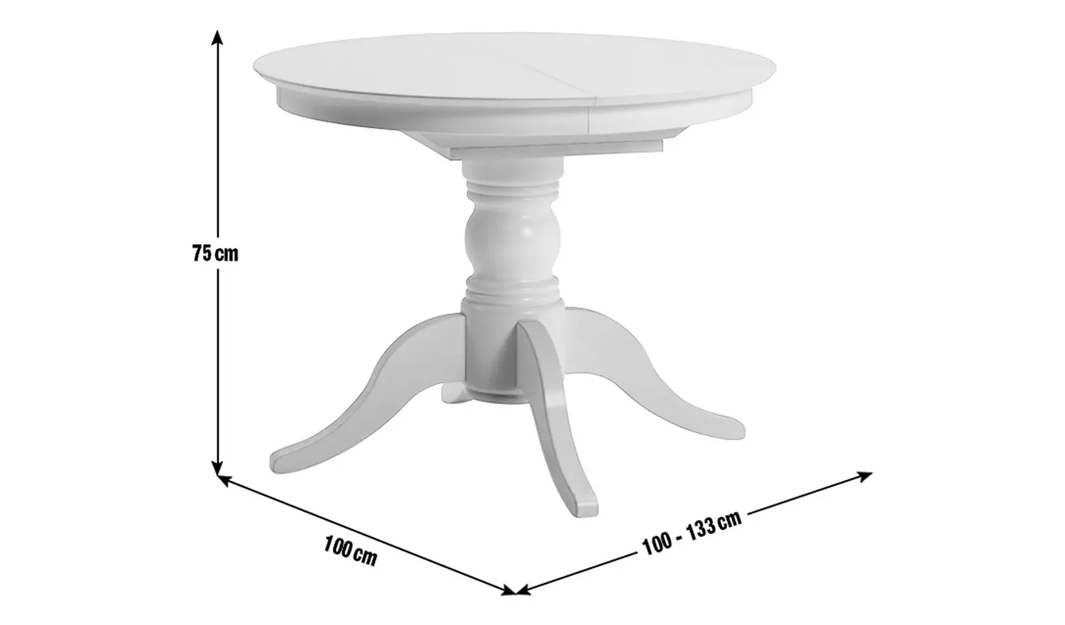 Habitat Otis Extending 4 - 6 Seater Dining Table - Grey