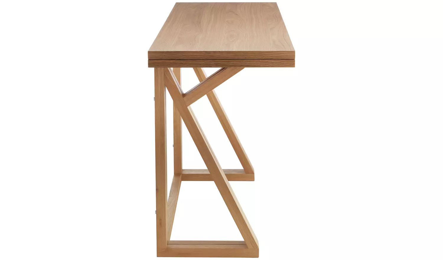 Habitat Heath Oak 4 Seater Folding Table - Natural