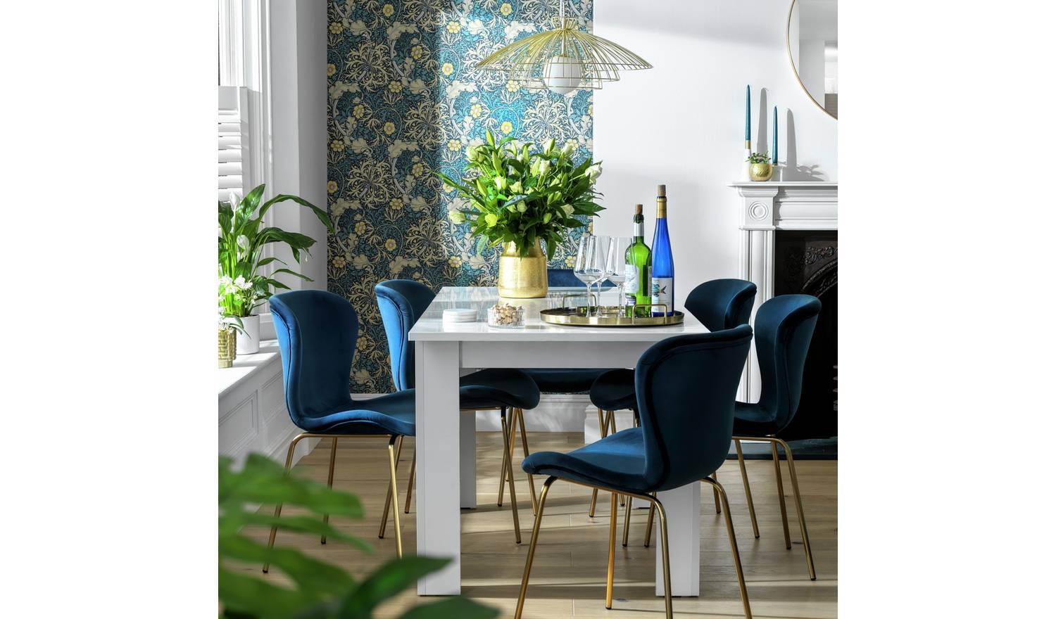 Argos Home Miami Gloss Extending 4 - 6 Seater Table - White