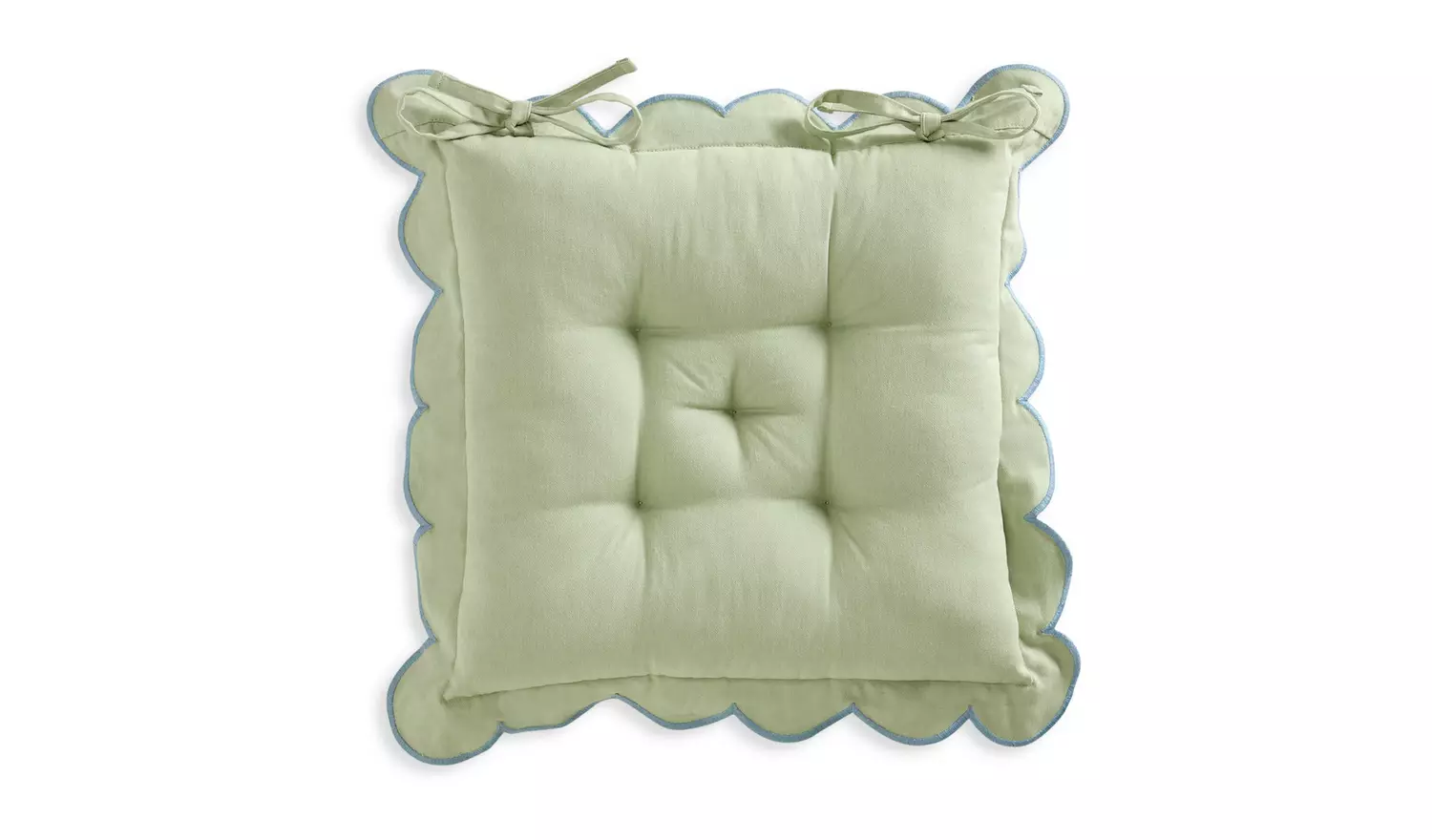 Habitat Scallop Pack of 2 Seat Cushions - Green