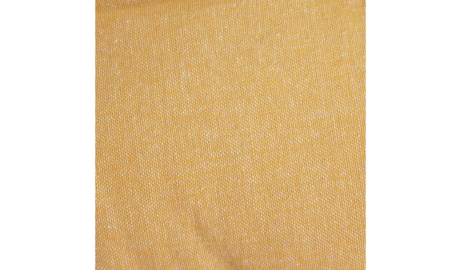 Habitat Chambray Pack of 2 Seat Cushions - Mustard