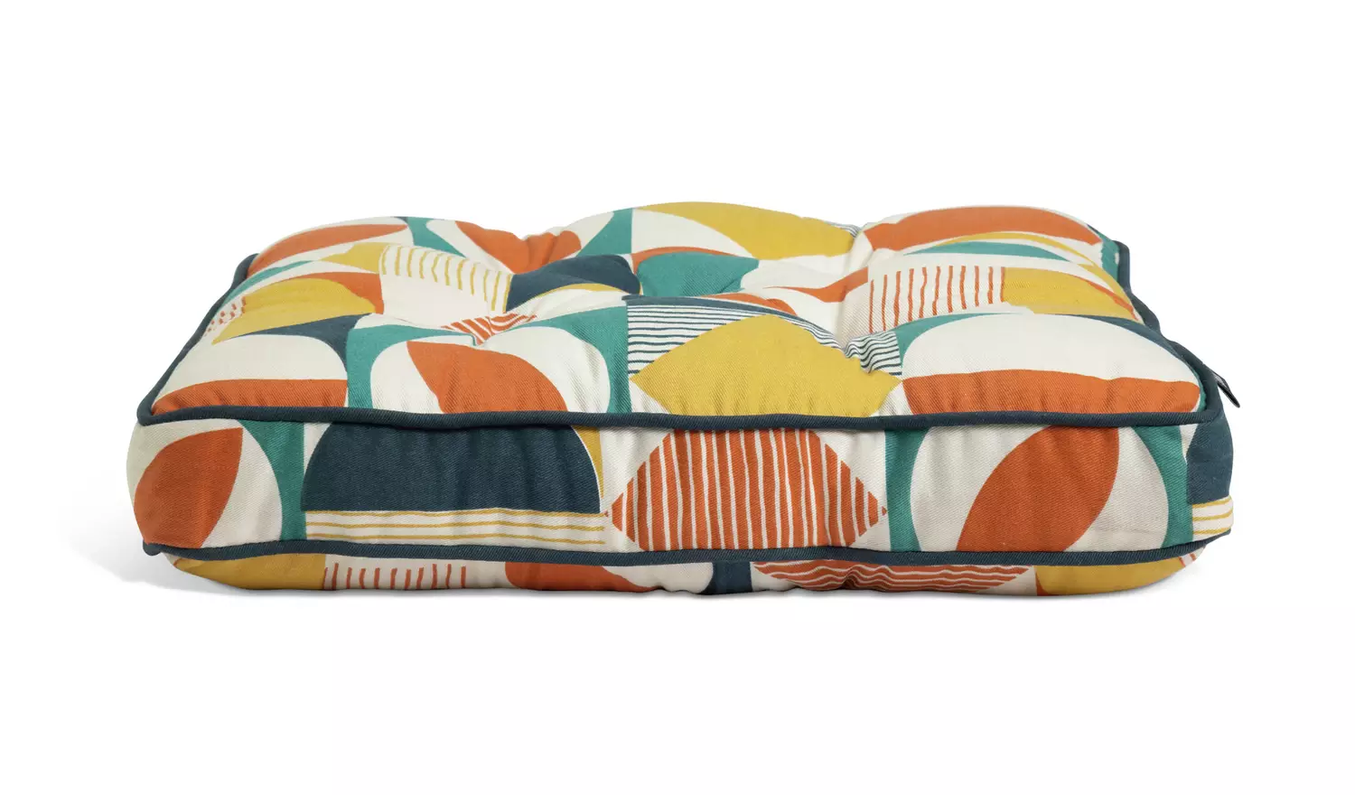 Habitat Geo Pack of 2 Seat Cushions - Multicoloured