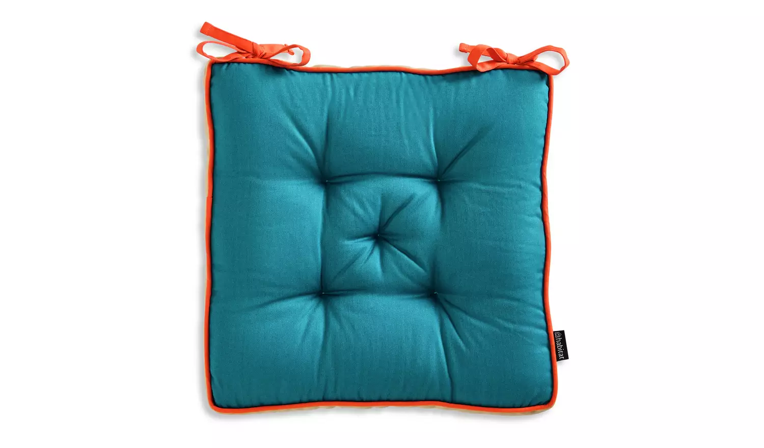 Habitat Pack of 2 Seat Cushions - Blue