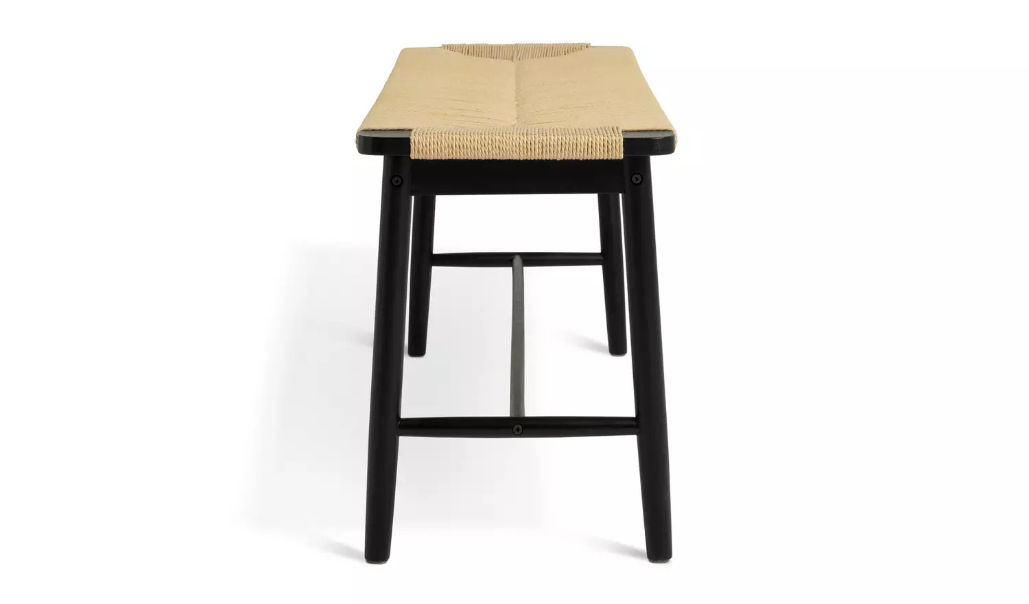 Habitat Hanna Oak Bench - Black