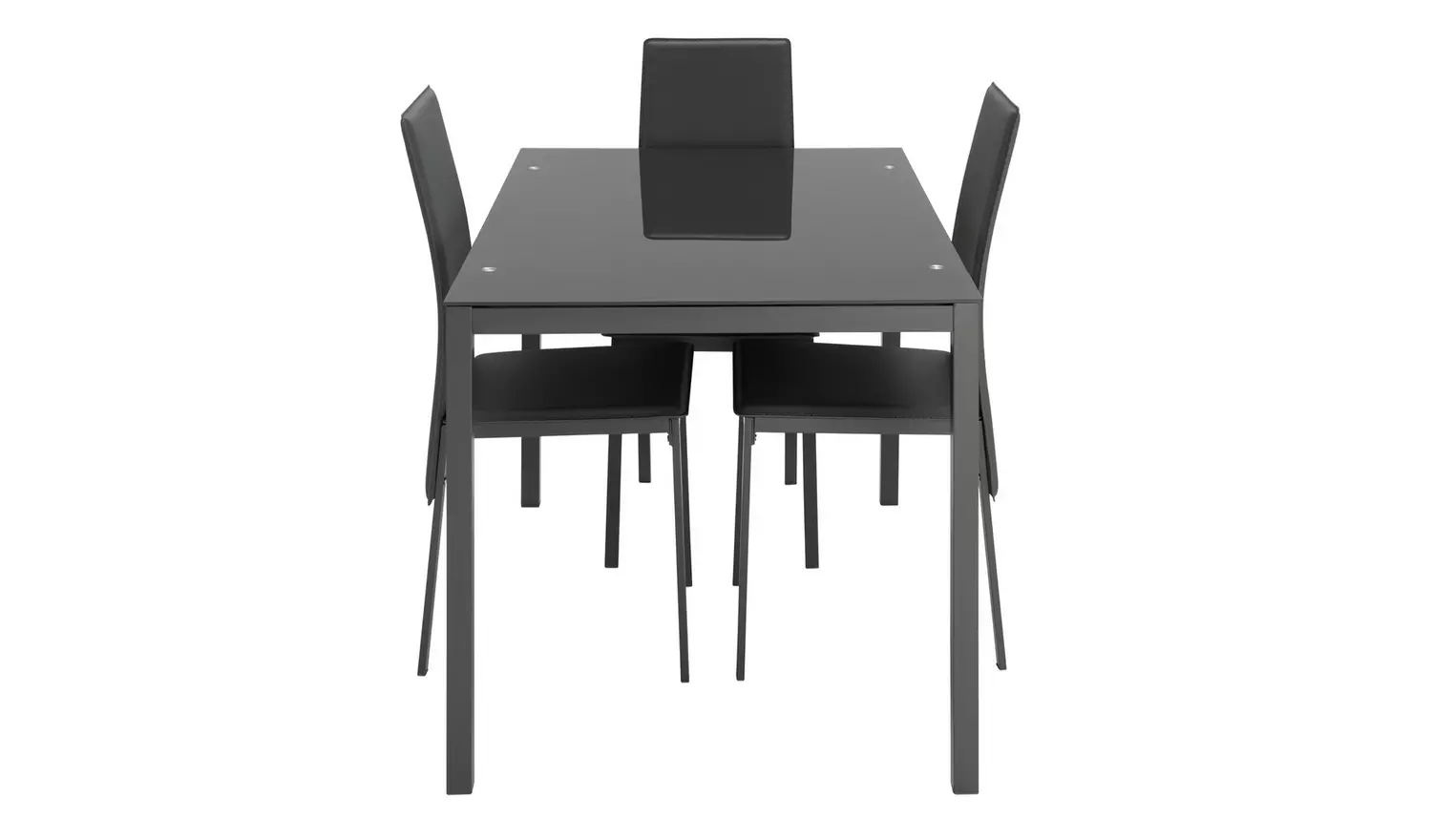 Argos Home Lido Grey Dining Table & 4 Grey Chairs