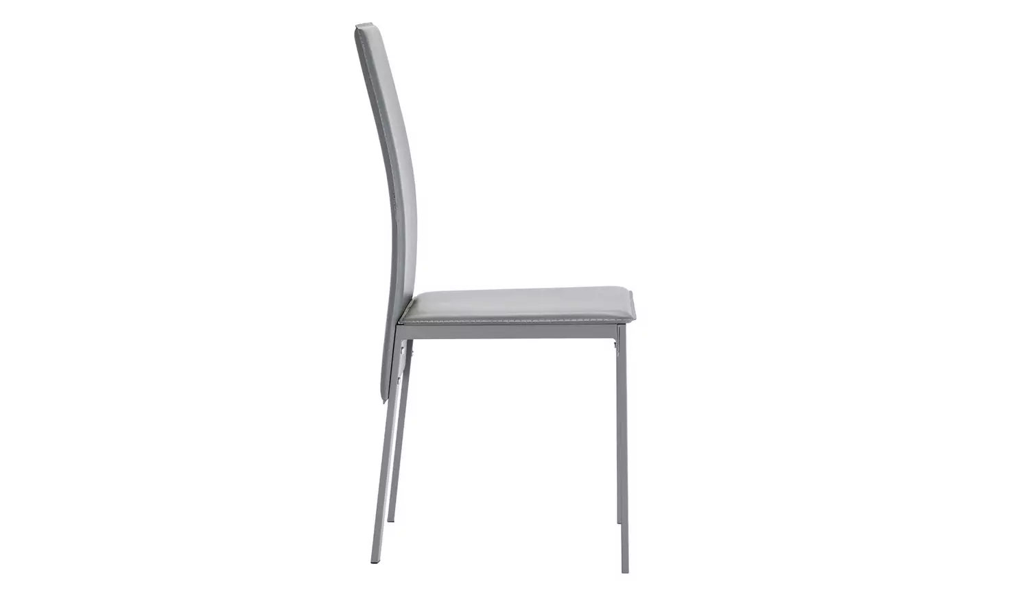 Argos Home Lido Grey Dining Table & 2 Grey Chairs