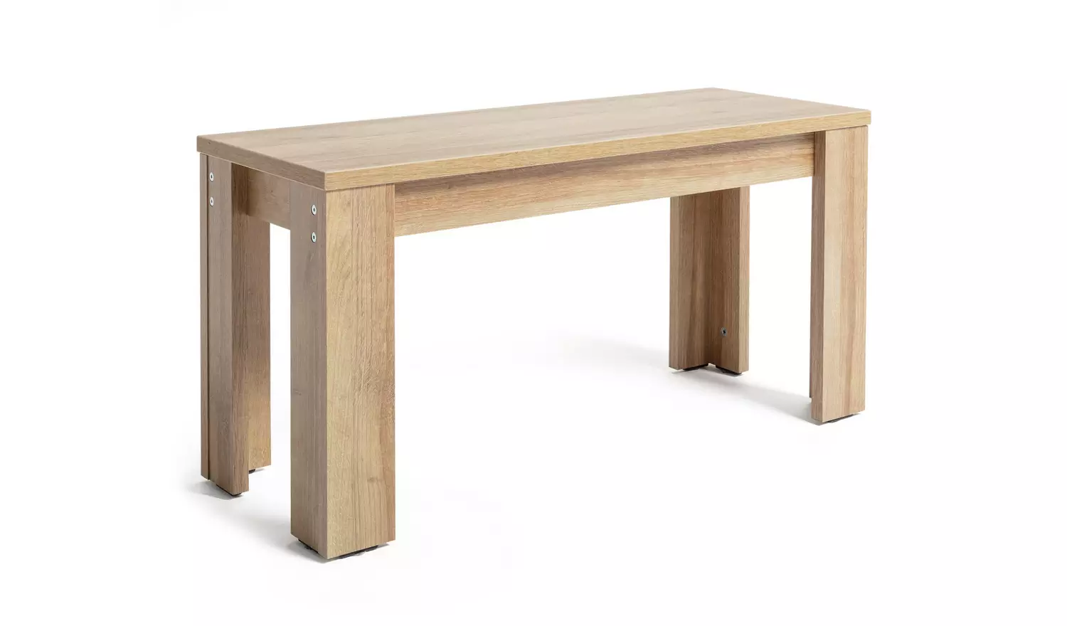 Argos Home Miami Oak Dining Table & 2 Oak Benches