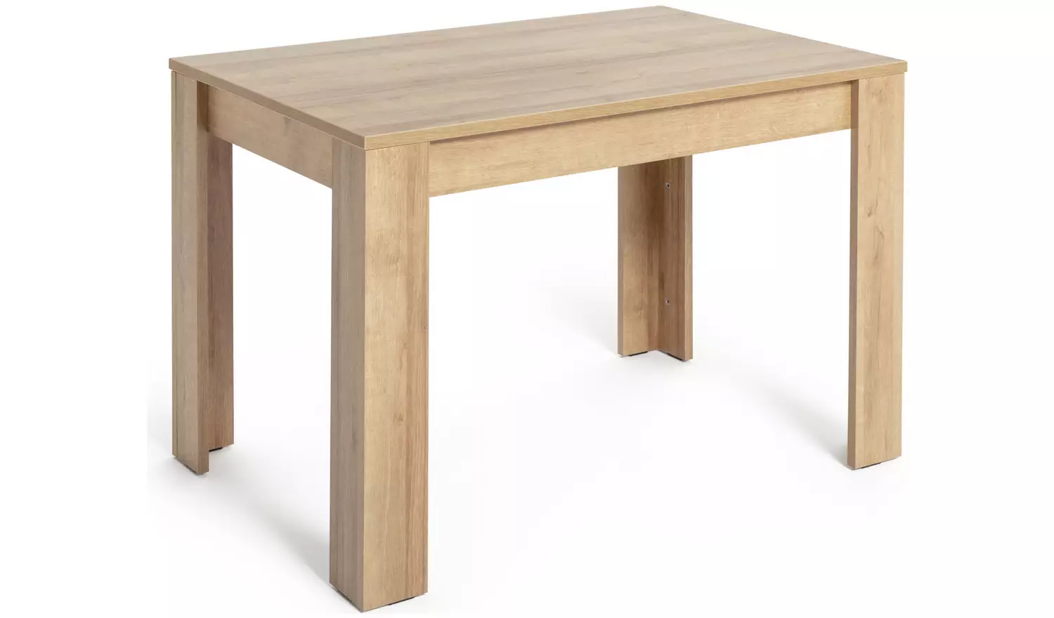 Argos Home Miami Oak Dining Table & 2 Oak Benches