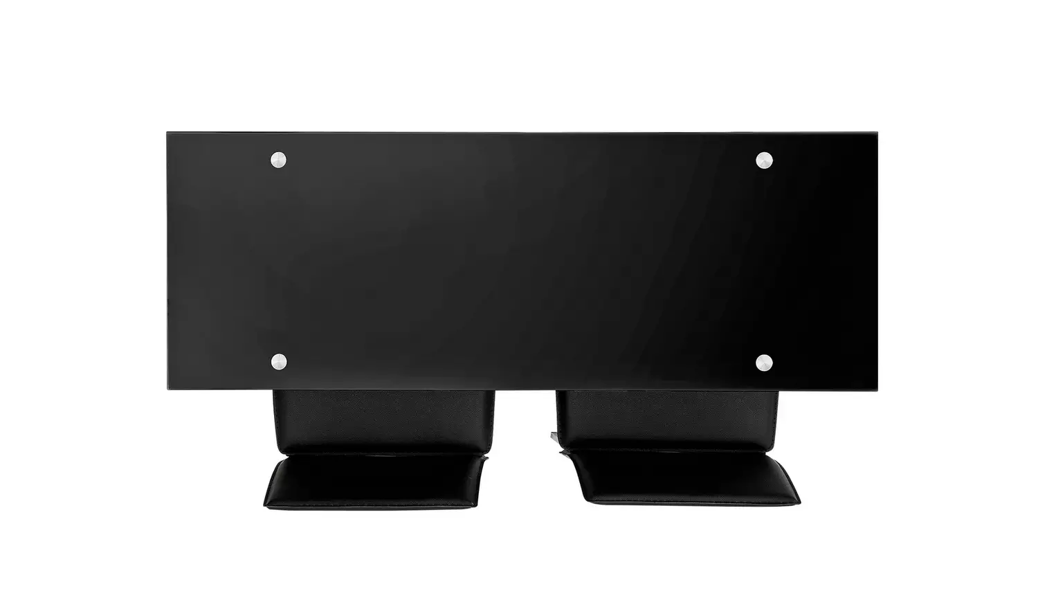 Argos Home Lido Black Bar Table & 2 Black Chairs