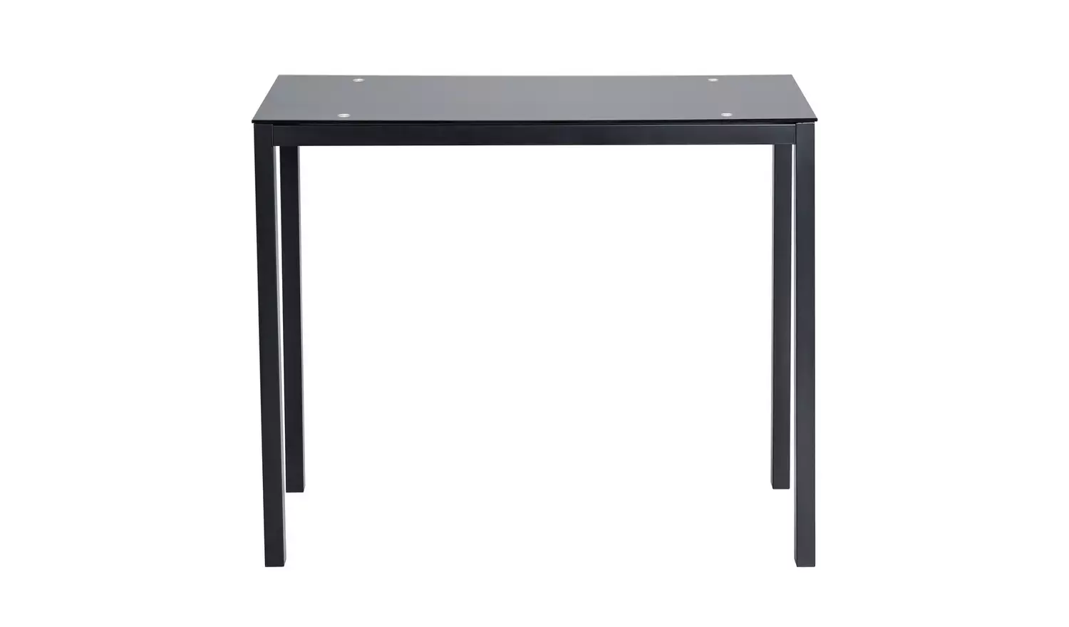 Argos Home Lido Black Bar Table & 2 Black Chairs