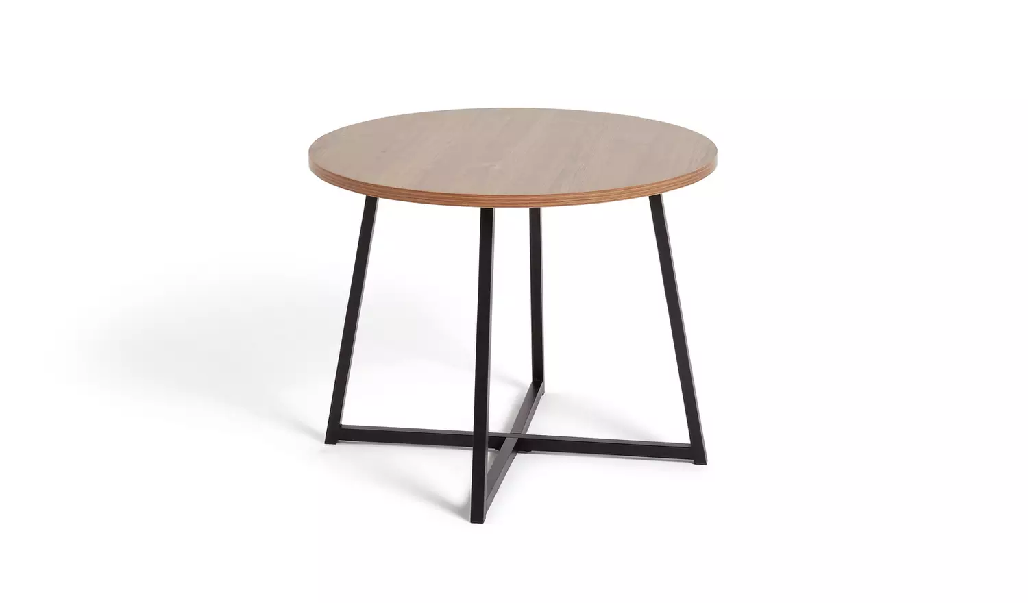 Habitat Nomad Oak Dining Table & 4 Chocolate Chairs