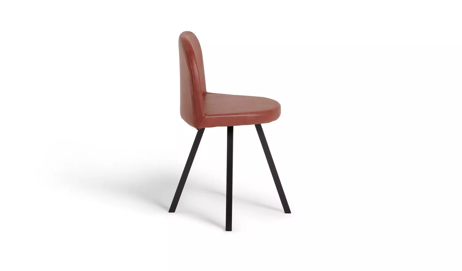 Habitat Nomad Oak Dining Table & 4 Chocolate Chairs