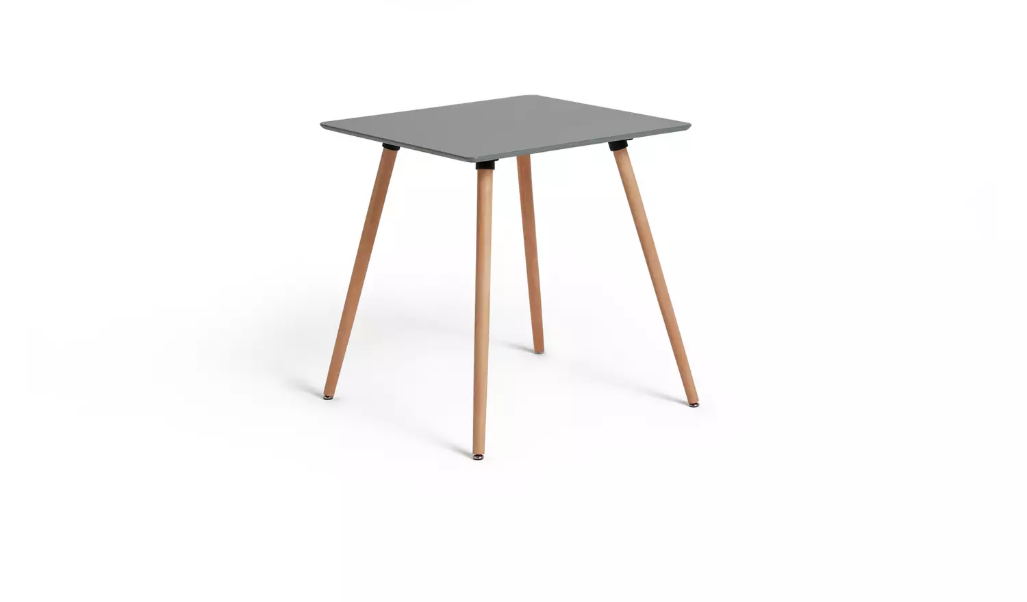 Habitat Berlin Grey Dining Table & 2 Grey Chairs